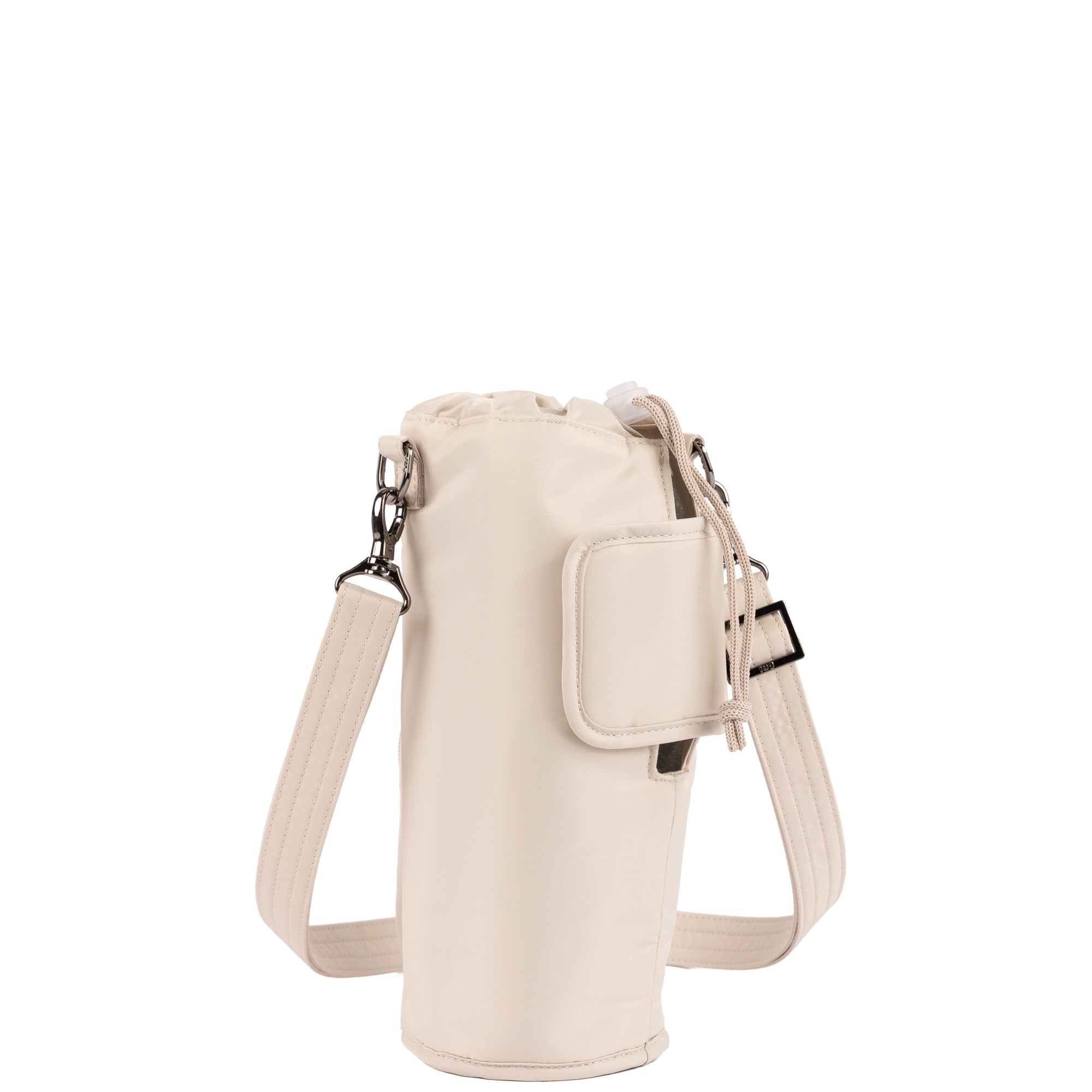 Huggie XL Crossbody Bottle Holder - PEBBLE - 25691_HuggieXL_Pebble_Angle_04