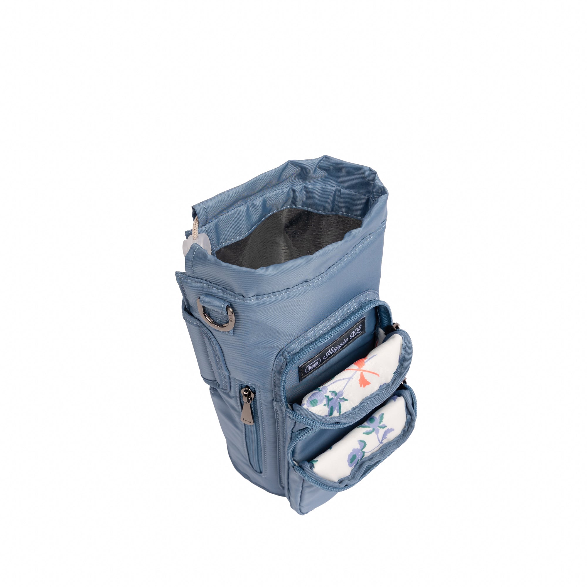 Huggie XL Crossbody Bottle Holder - DENIM DRIFT - 25692_HuggieXL_DenimDrift_Angle_05