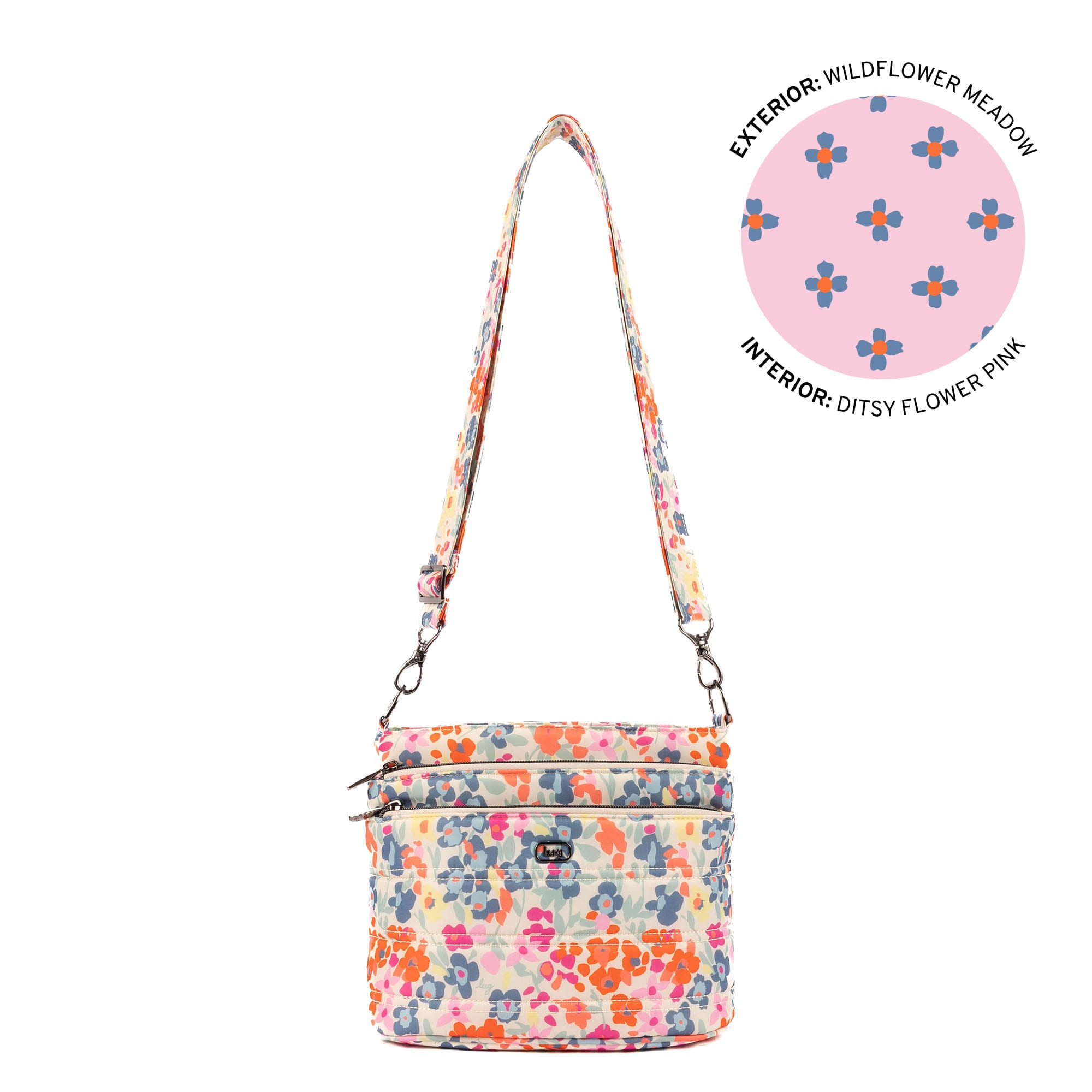 Corral Crossbody Bag - WILDFLOWER MEADOW - 25744_Corral_WildflowerMeadow_Angle_01