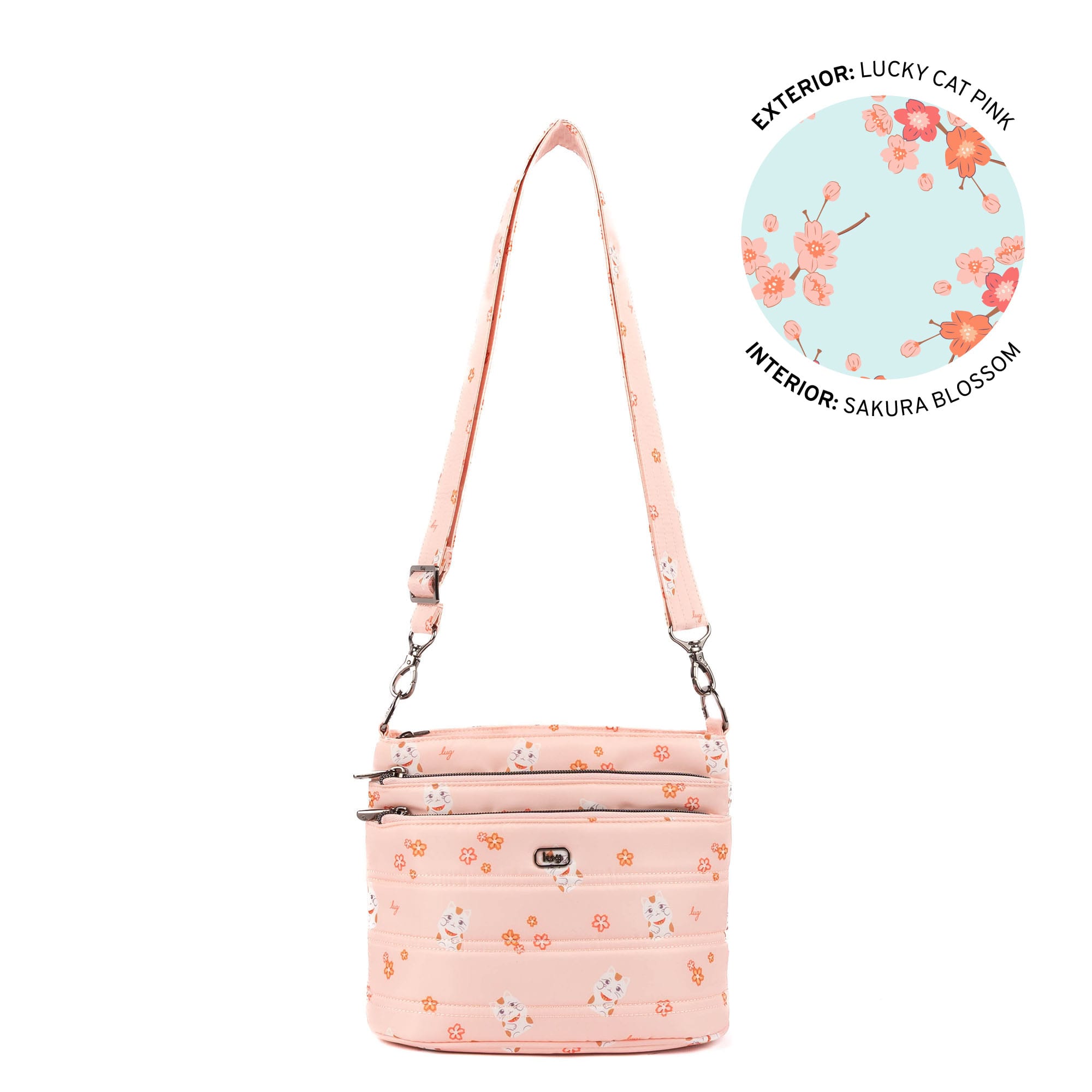 Corral Crossbody Bag - LUCKY CAT PINK - 25746_Corral_LuckyCatPink_Angle_01