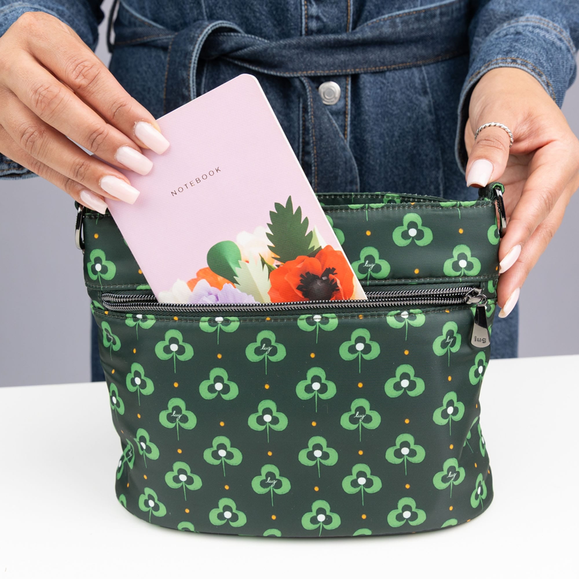 Corral Crossbody Bag - - 25747_Corral_GeoShamrock_Lifestyle_07