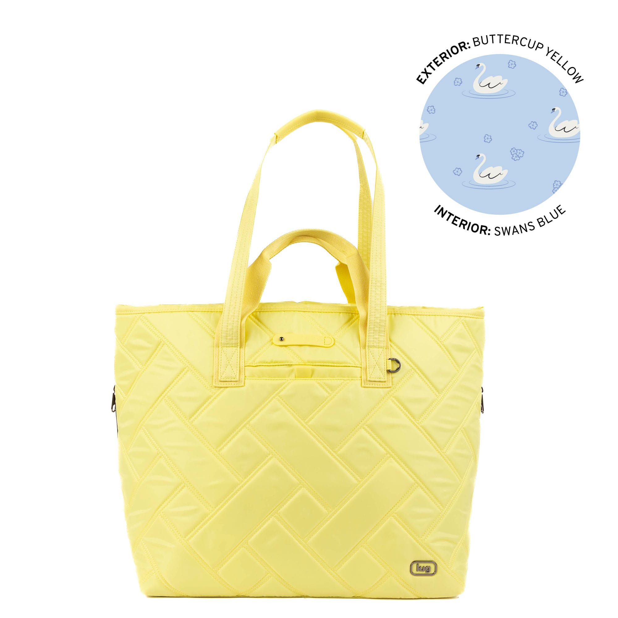 Ferry XL SE Expandable Carry-All with Charm Bar - BUTTERCUP YELLOW - 25762_FerrySE_XL_ButtercupYellow_Angle_01