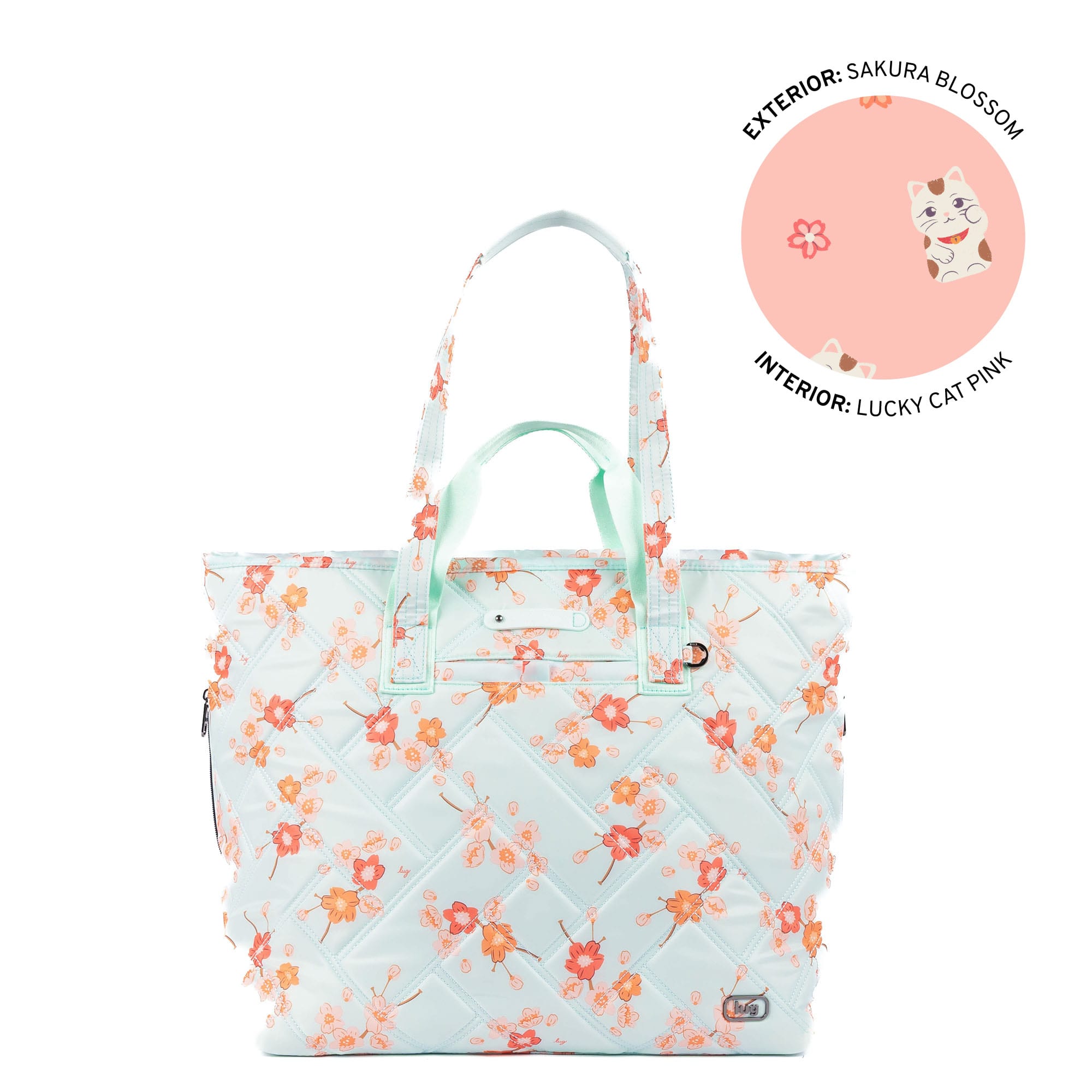 Ferry XL SE Expandable Carry-All with Charm Bar - SAKURA BLOSSOM - 25764_FerrySE_XL_SakuraBlossom_Angle_01