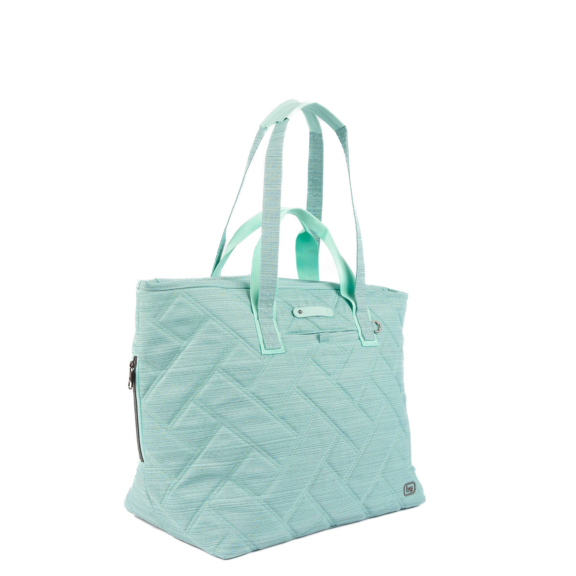 Ferry XL SE Expandable Carry-All with Charm Bar - BRUSHED AQUAMARINE - 25766_FerrySE_XL_BrushedAquamarine_Angle_02