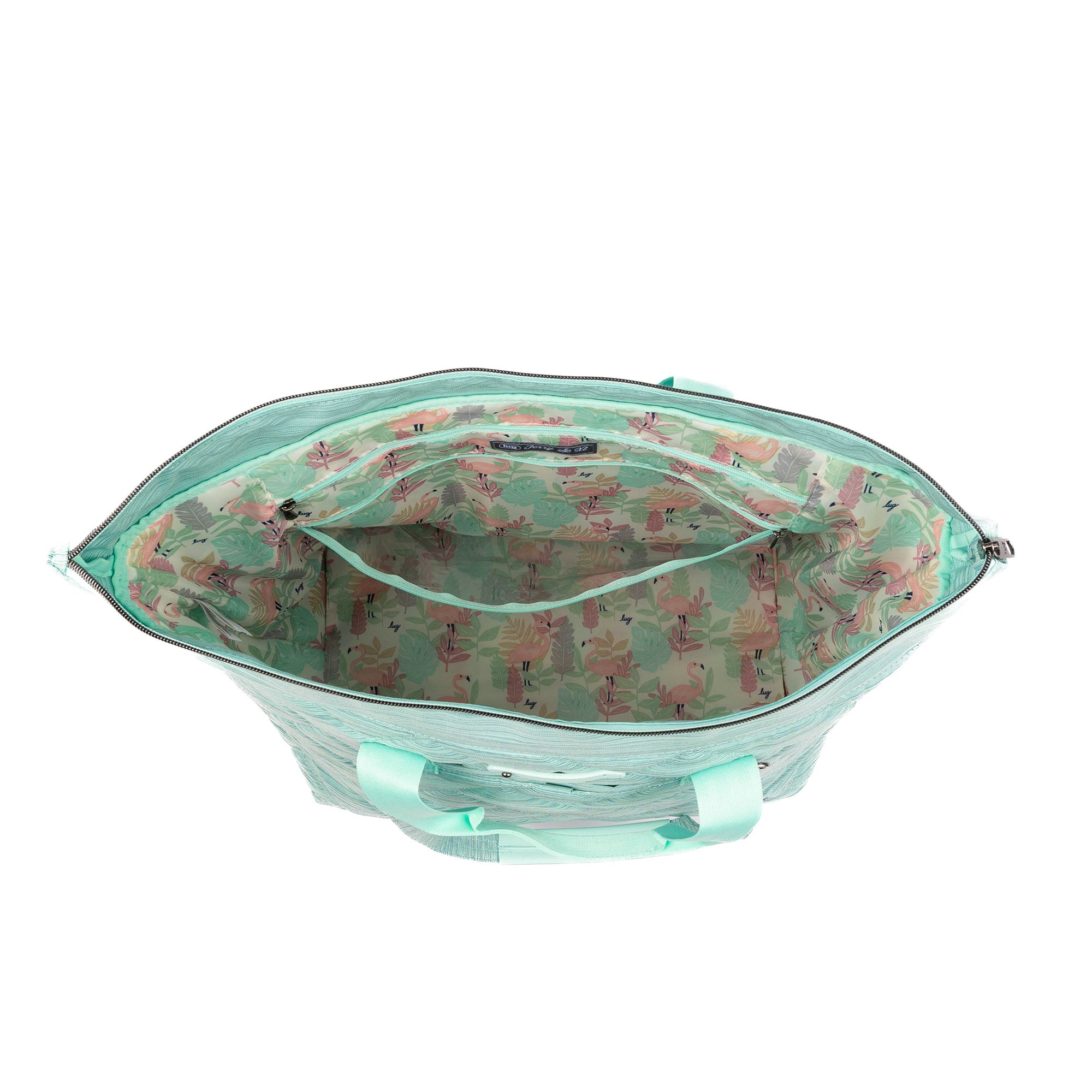 Ferry XL SE Expandable Carry-All with Charm Bar - BRUSHED AQUAMARINE - 25766_FerrySE_XL_BrushedAquamarine_Angle_06