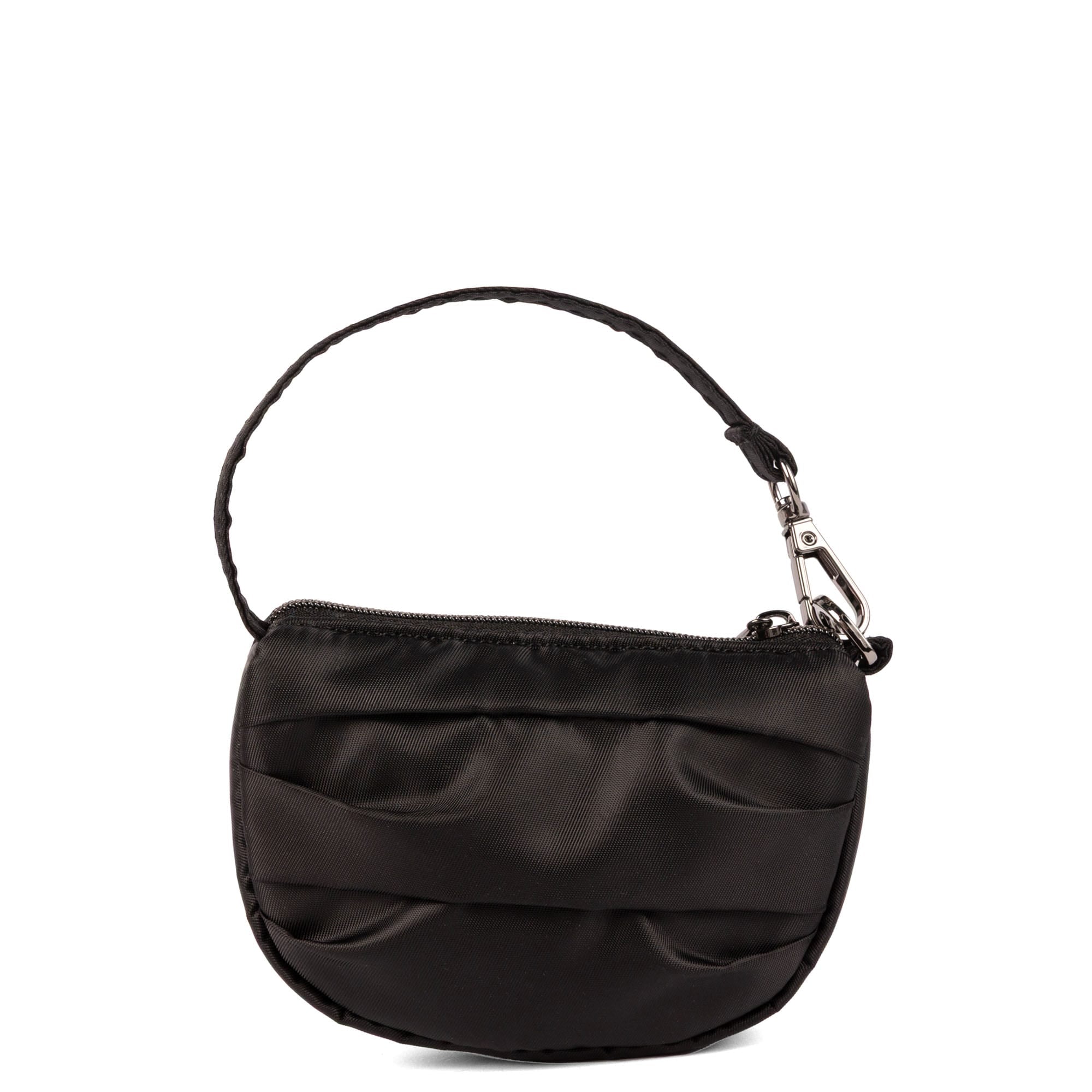 Disco Pleated Pouch - BLACK 2 - 25768_Disco_Black_Angle_03