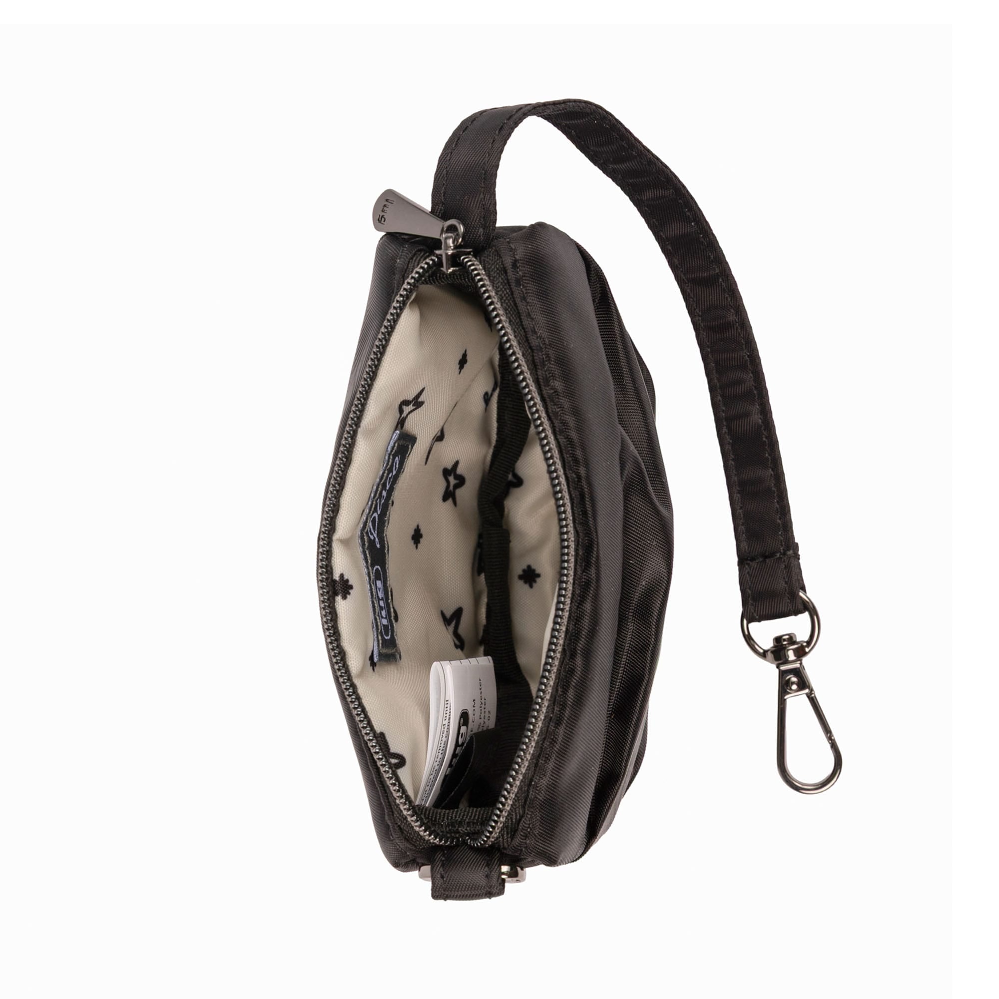 Disco Pleated Pouch - BLACK 2 - 25768_Disco_Black_Angle_04