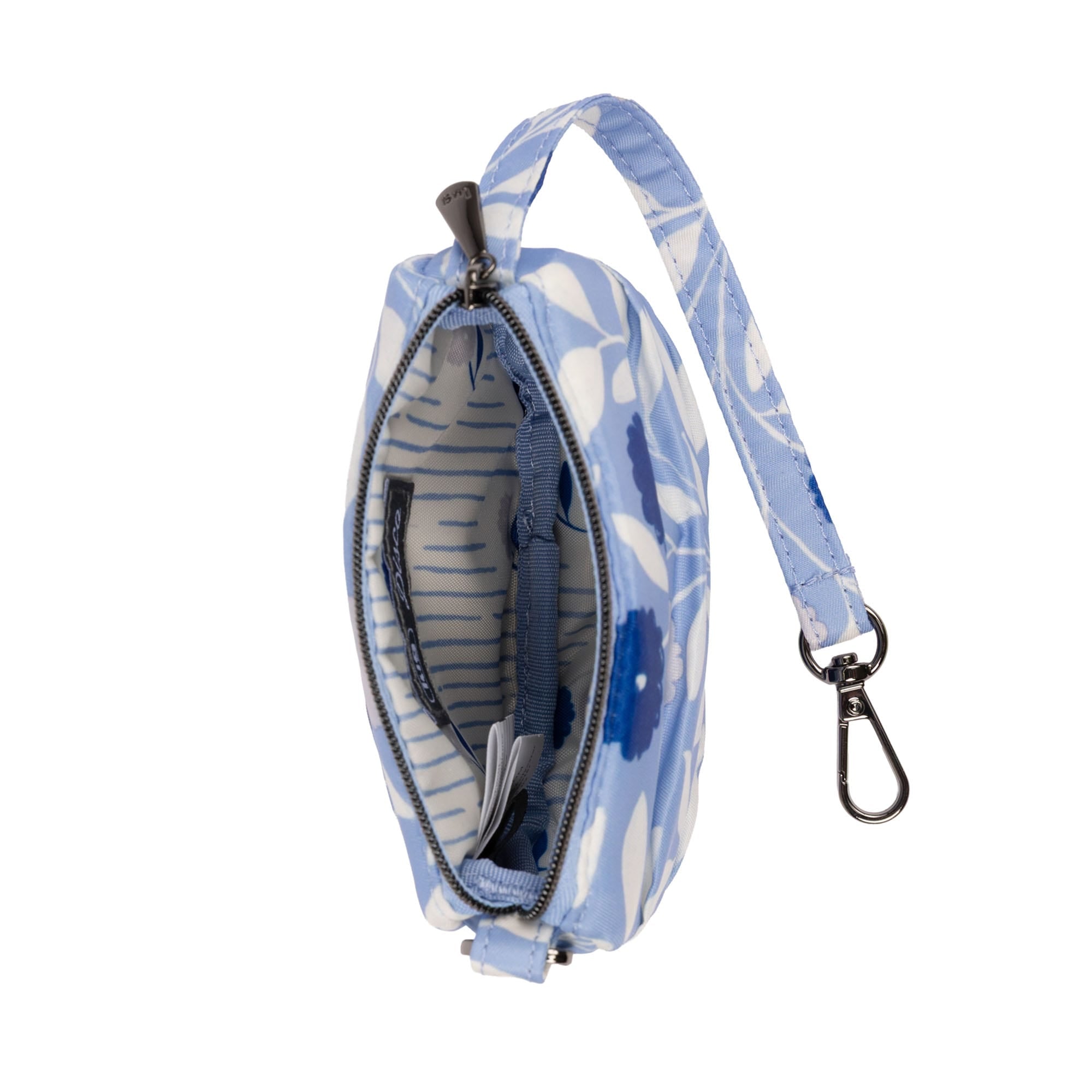 Disco Pleated Pouch - MORNING GLORY BLUE - 25774_Disco_MorningGloryBlue_Angle_04