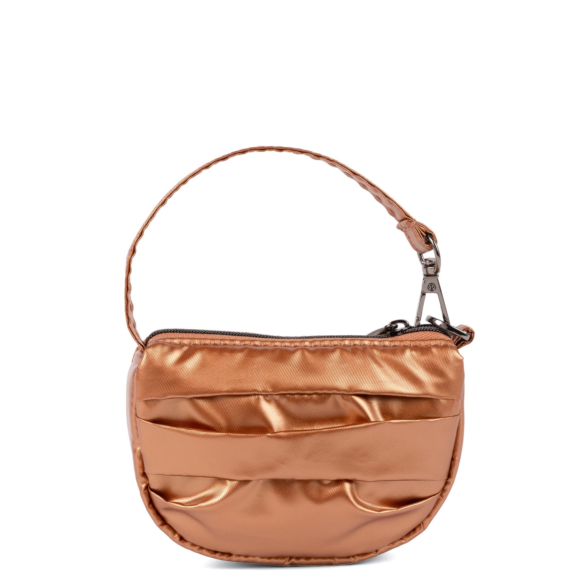 Disco Pleated Pouch - METALLIC CHAI - 25778_Disco_MetallicChai_Angle_03