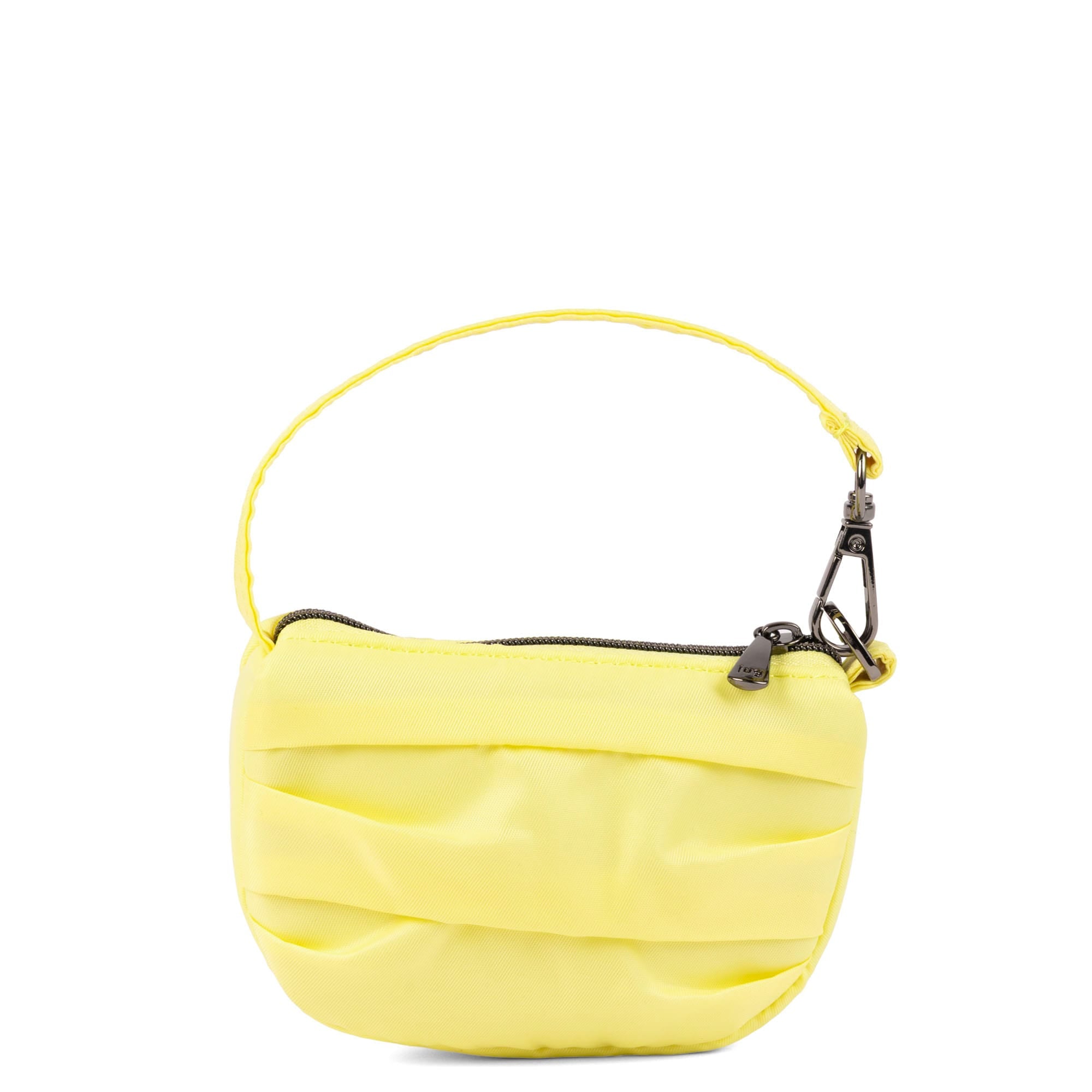 Disco Pleated Pouch - BUTTERCUP YELLOW - 25779_Disco_ButtercupYellow_Angle_03-2