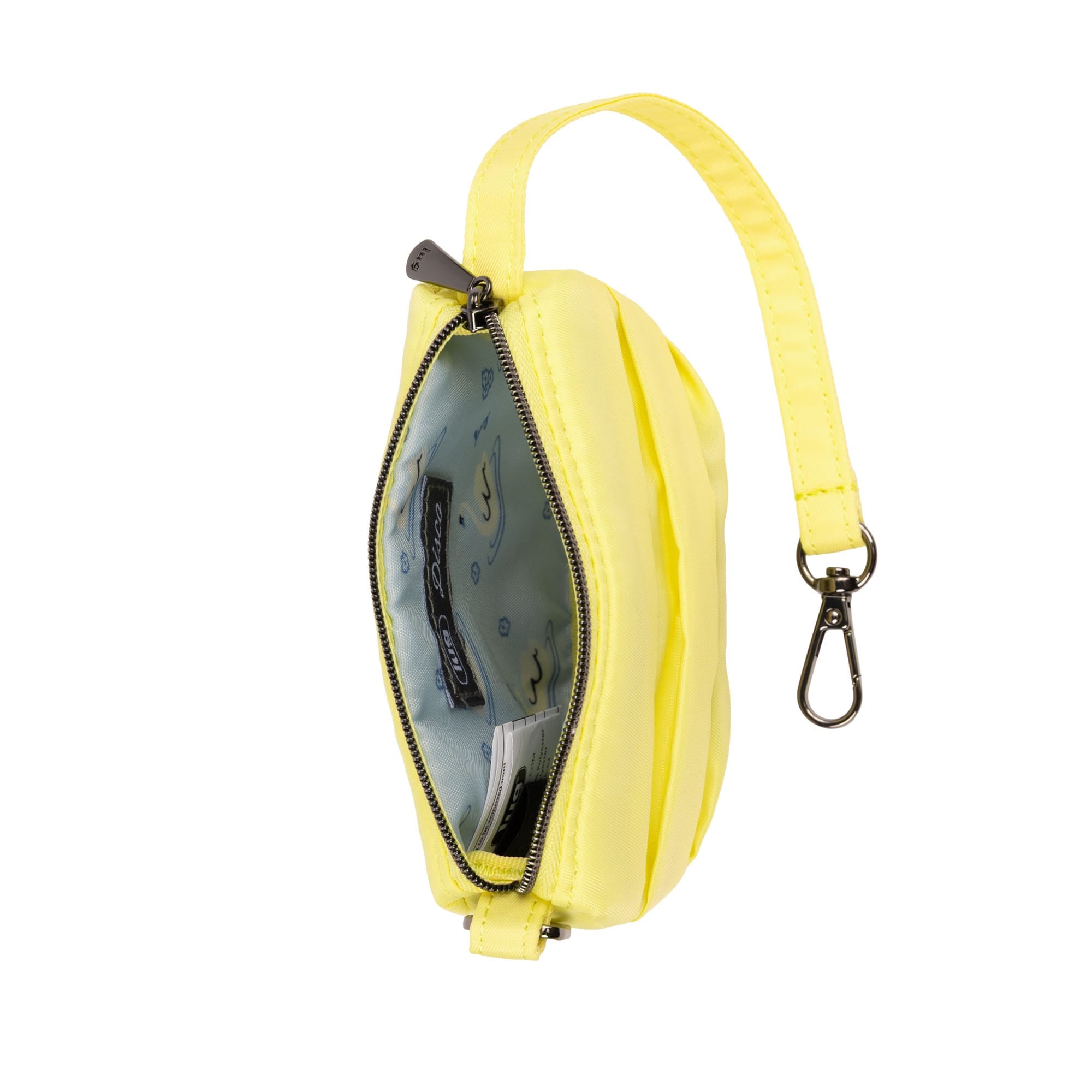 Disco Pleated Pouch - BUTTERCUP YELLOW - 25779_Disco_ButtercupYellow_Angle_04-2