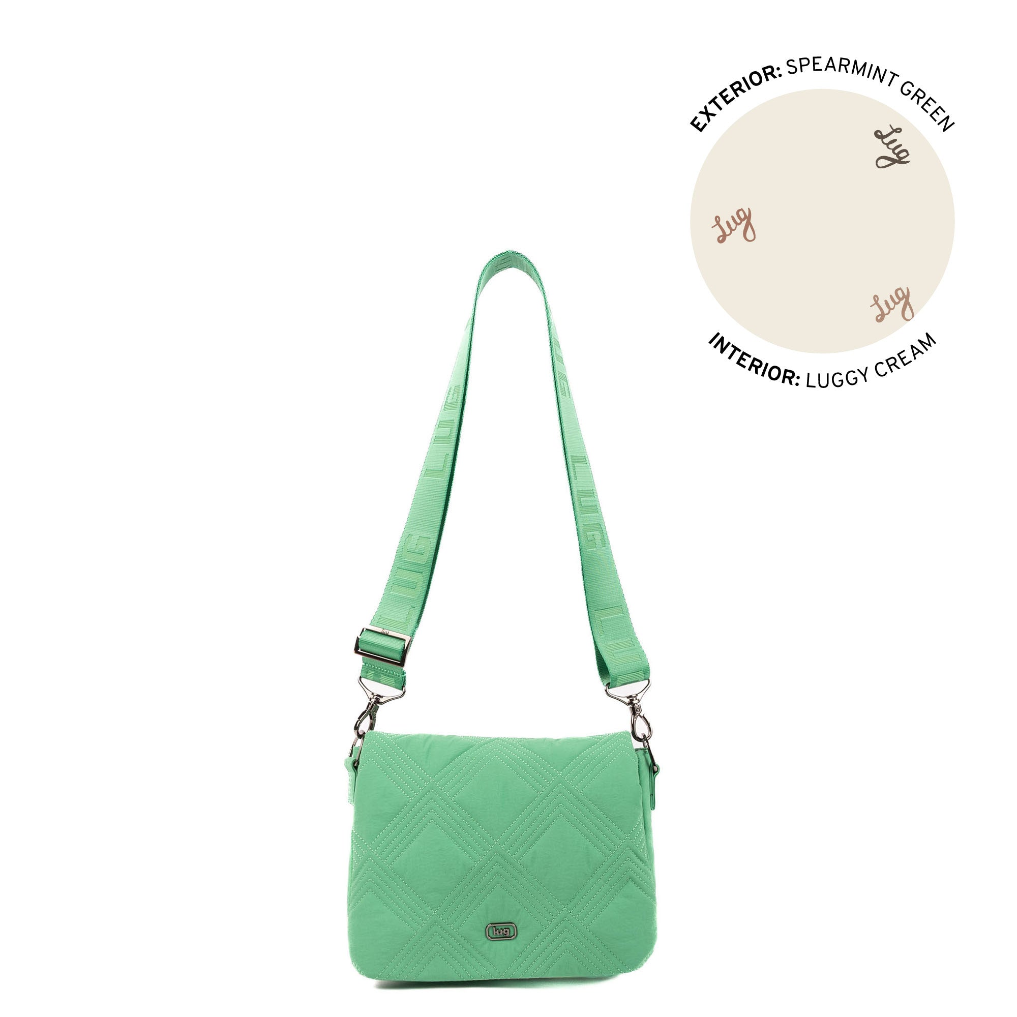 Wink CloudGo Crossbody Bag - SPEARMINT GREEN - 25786_Wink_CloudGo_SpearmintGreen_Angle_01