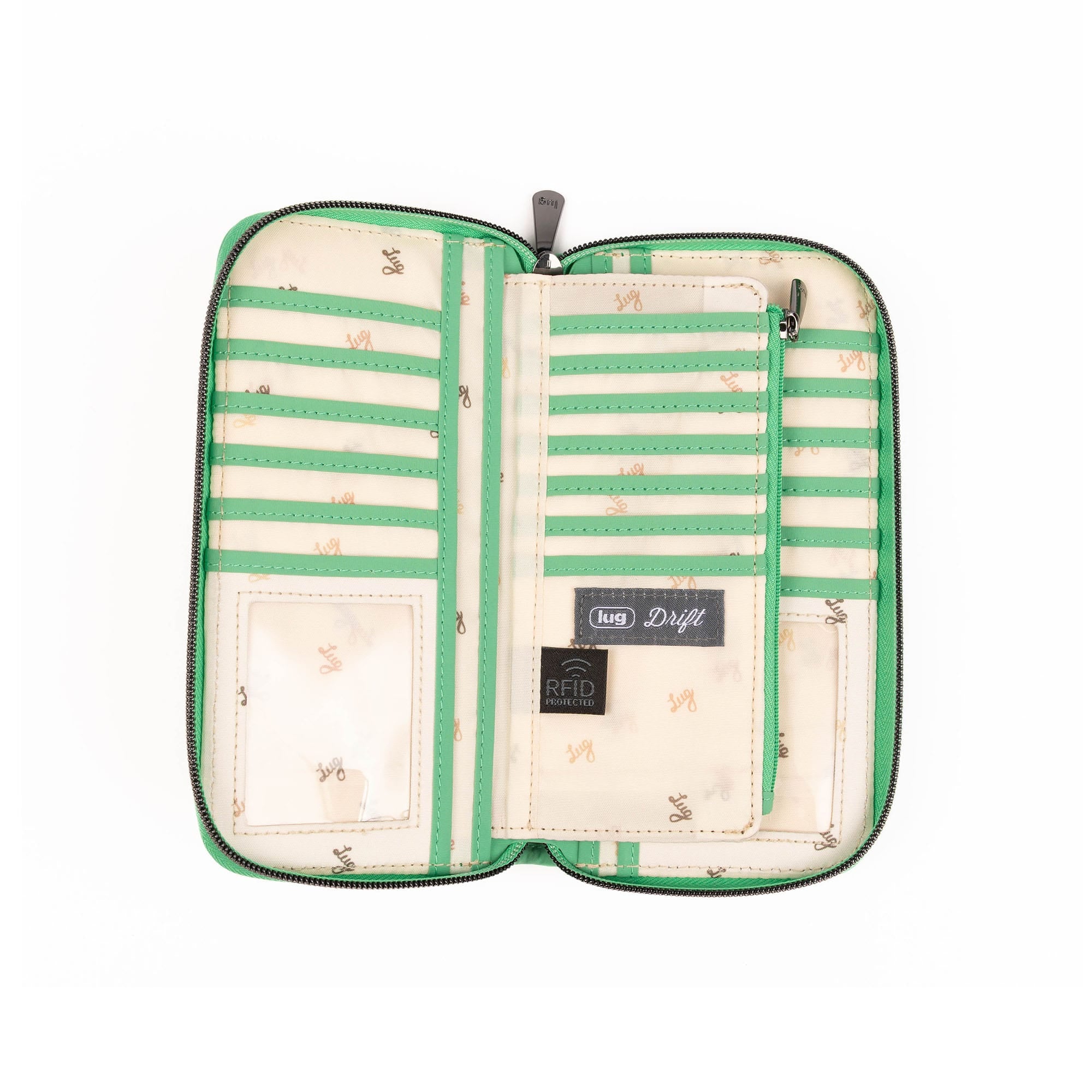 Drift CloudGo RFID Wallet - SPEARMINT GREEN - 25793_Drift_CloudGo_SpearmintGreen_Angle_04
