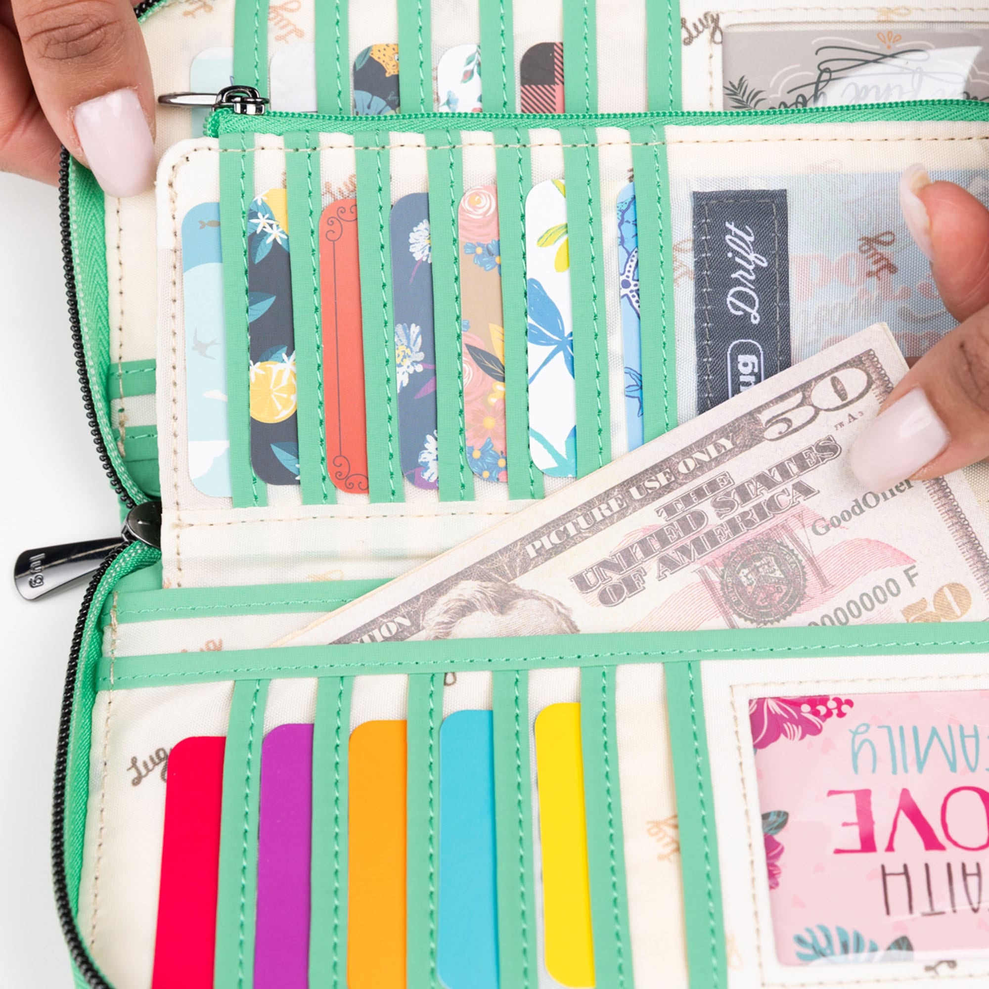 Drift CloudGo RFID Wallet - - 25793_Drift_CloudGo_SpearmintGreen_Lifestyle_05