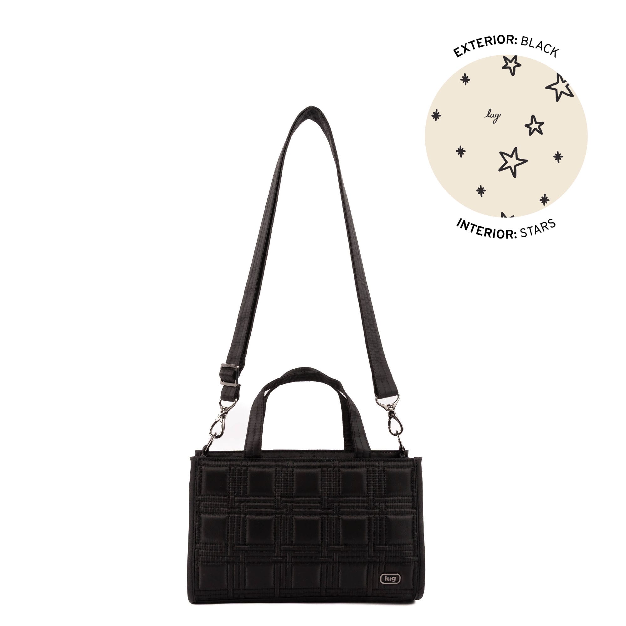 Train Top Handle Crossbody Bag - BLACK - 25797_Train_Black_Angle_01