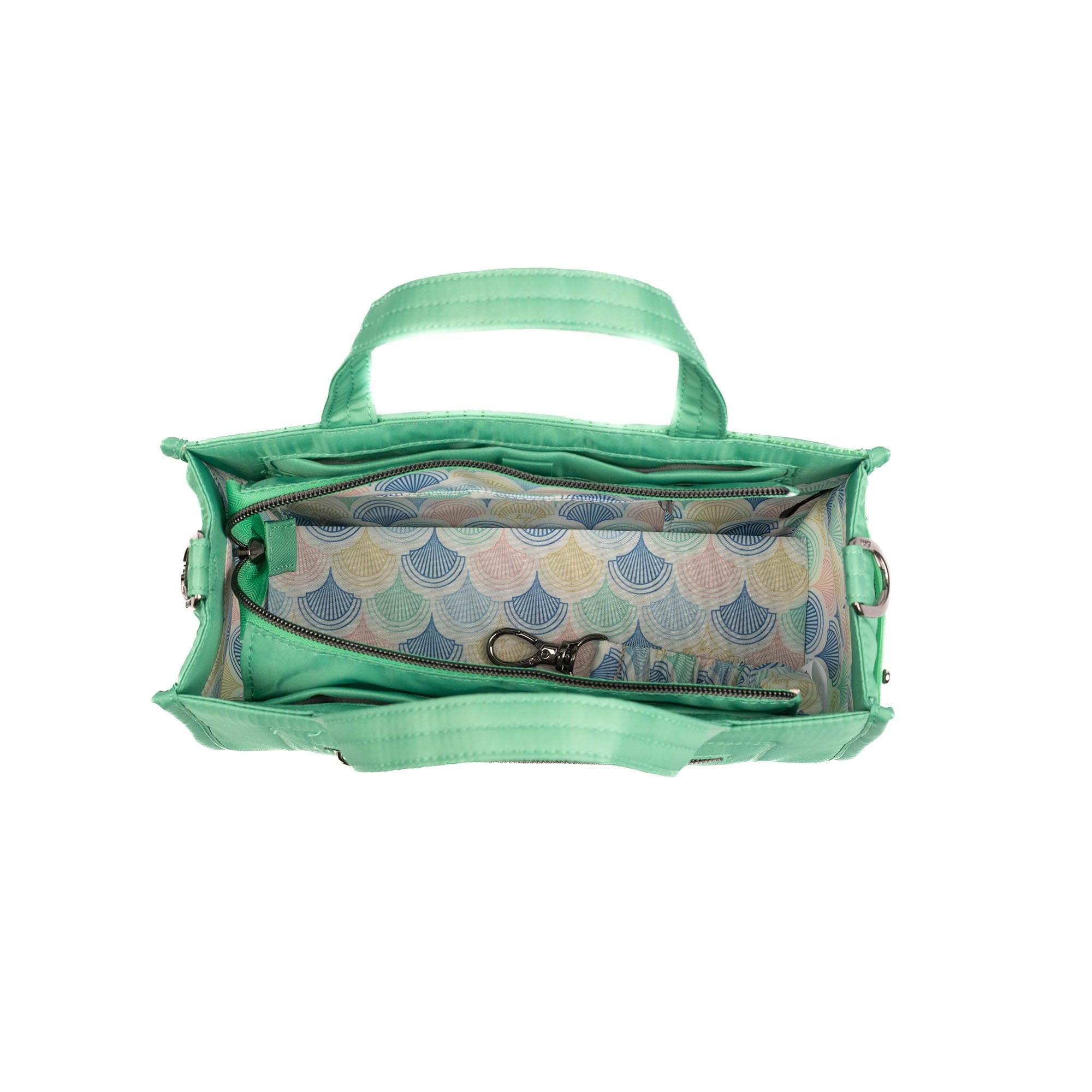 Train Top Handle Crossbody Bag - SPEARMINT GREEN - 25799_Train_SpearmintGreen_Angle_05