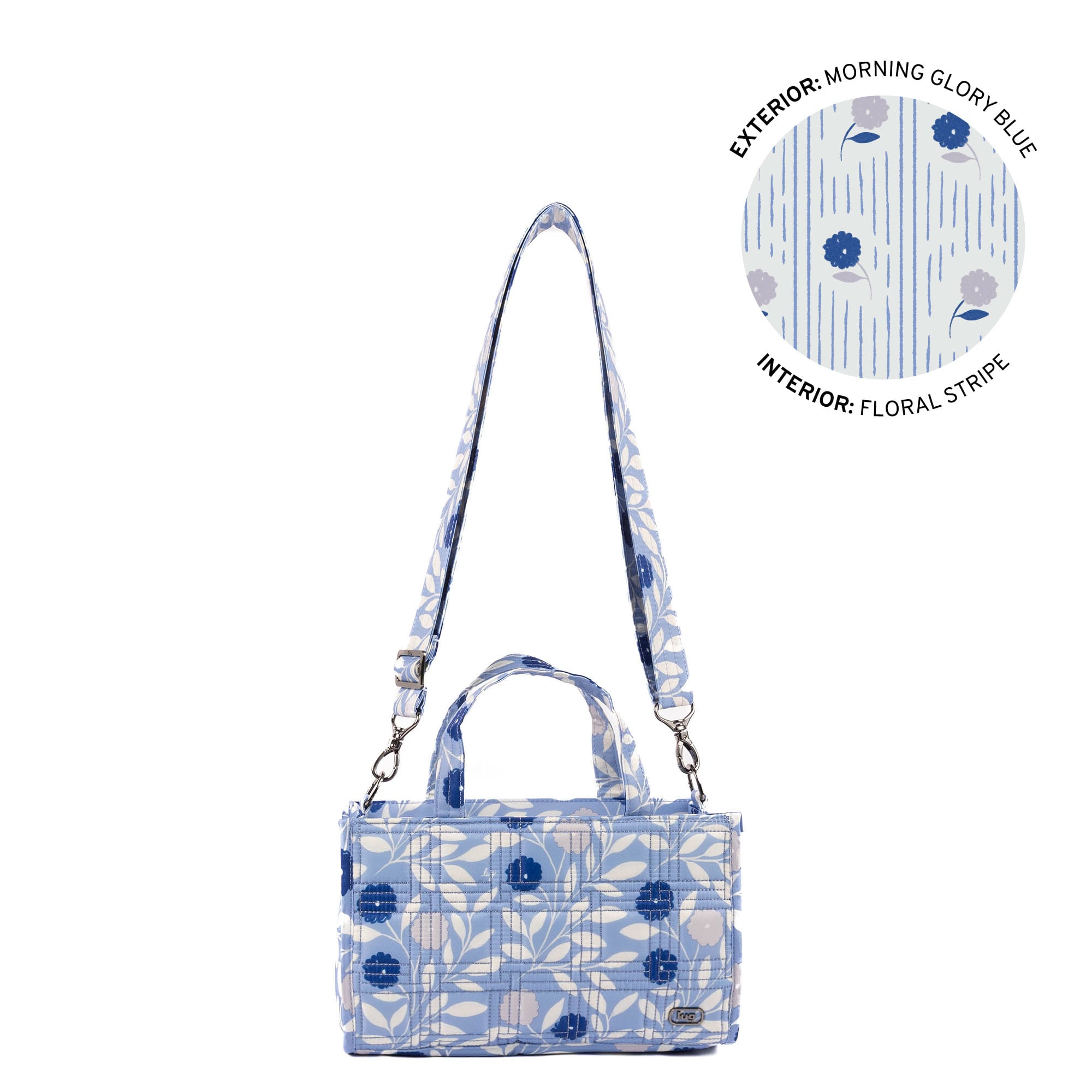 Train Top Handle Crossbody Bag - MORNING GLORY BLUE - 25801_Train_MorningGloryBlue_Angle_01