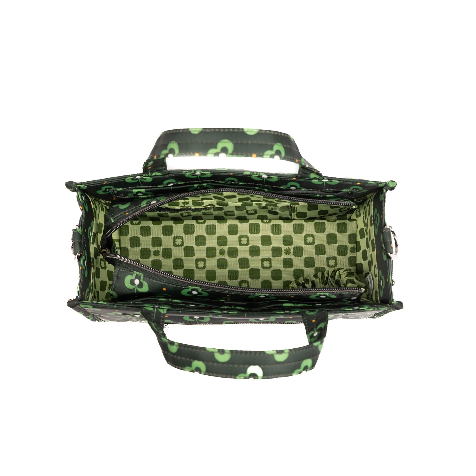 Train Top Handle Crossbody Bag - GEO SHAMROCK - 25802_Train_GeoShamrock_Angle_05