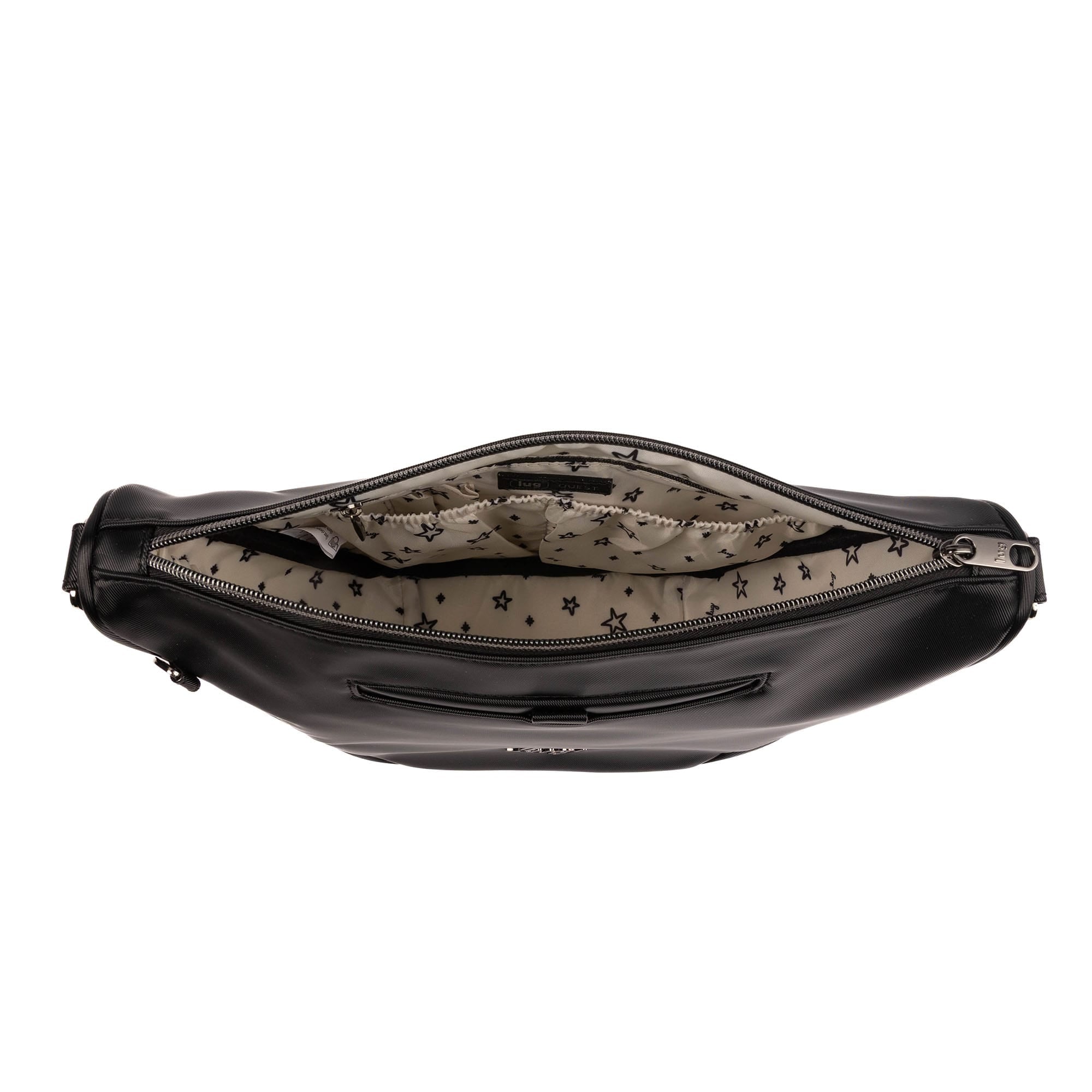 Quest Satin Luxe VL Shoulder Bag - BLACK - 25804_QuestSL_Black_Angle_05