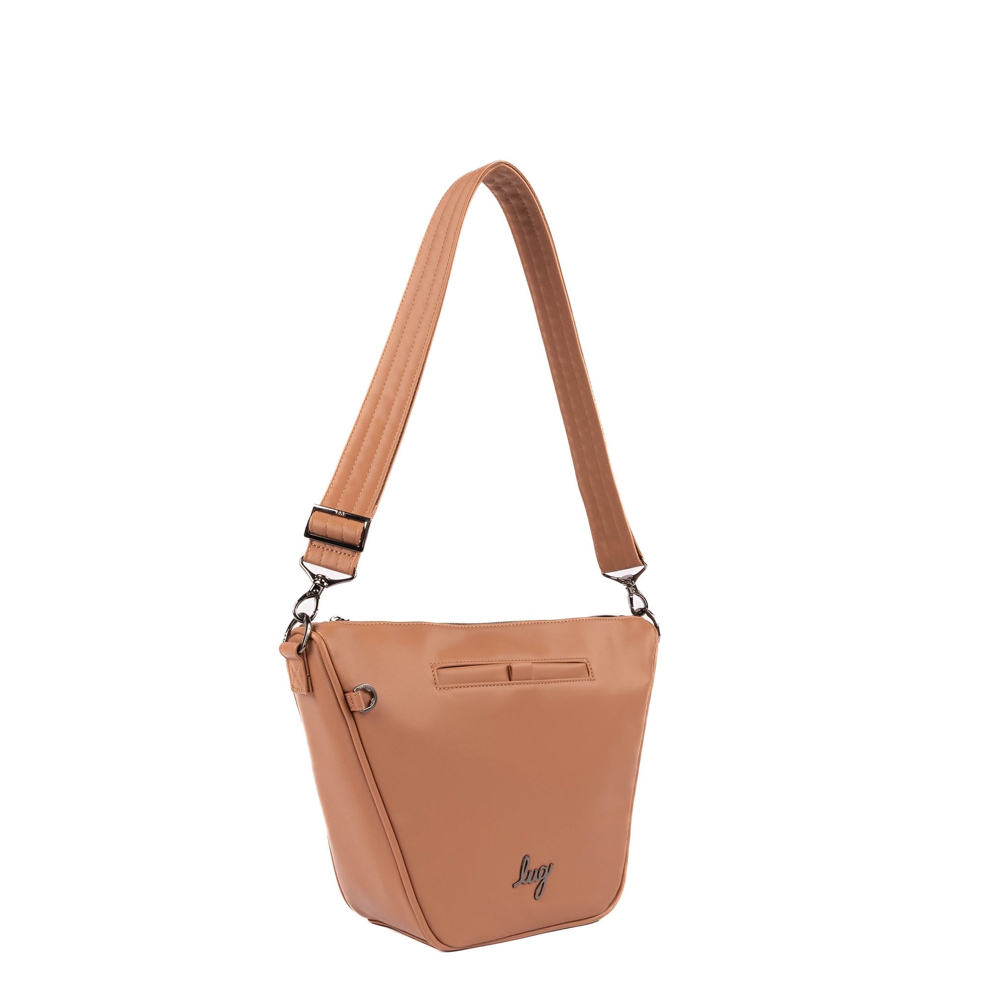 Quest Satin Luxe VL Shoulder Bag - CHAI LATTE - 25805_QuestSL_ChaiLatte_Angle_02
