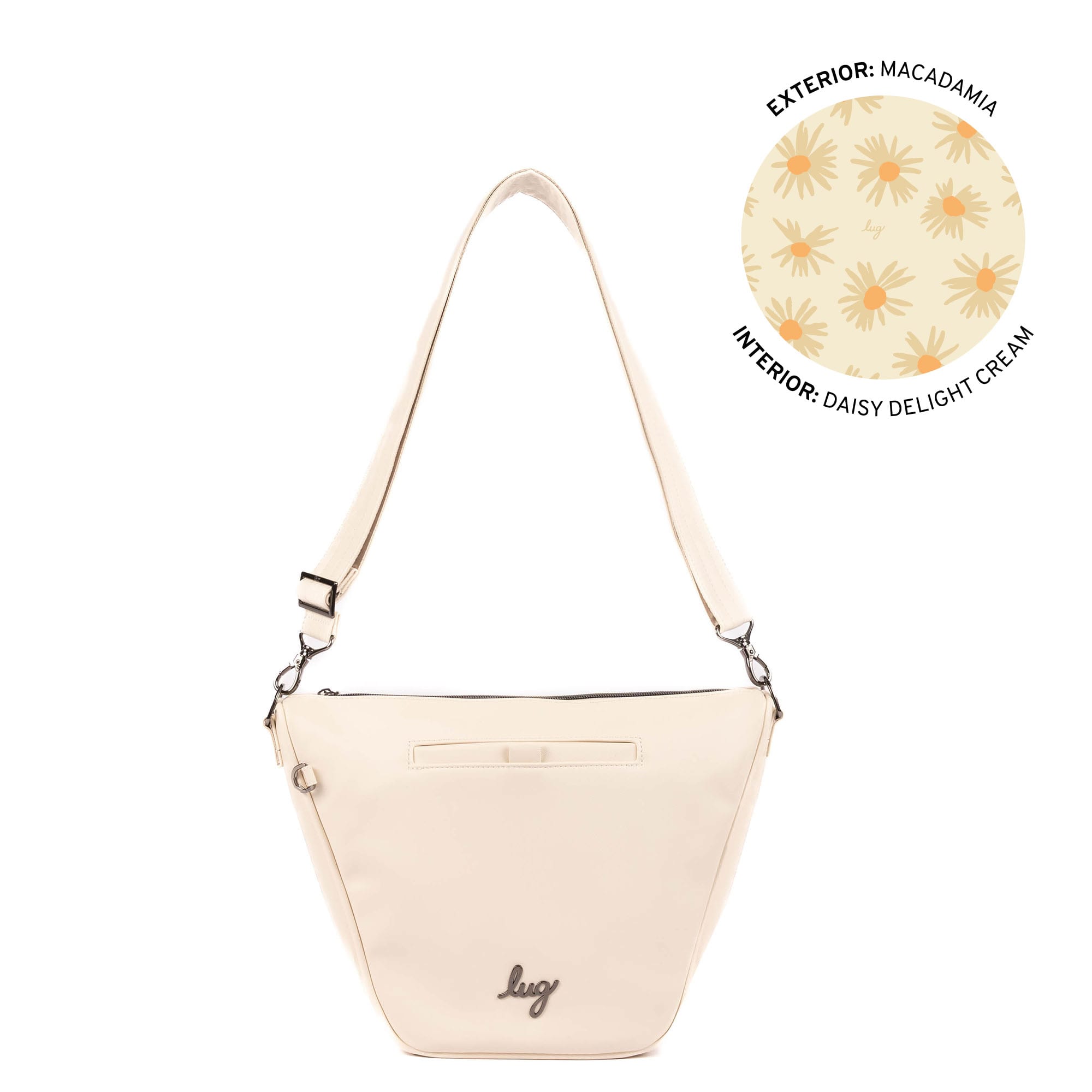 Quest Satin Luxe VL Shoulder Bag - MACADAMIA - 25806_QuestSL_Macadamia_Angle_01