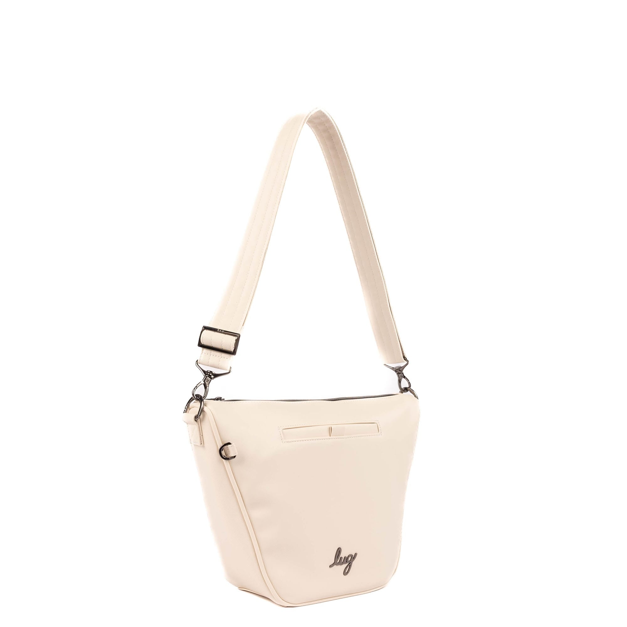 Quest Satin Luxe VL Shoulder Bag - MACADAMIA - 25806_QuestSL_Macadamia_Angle_02
