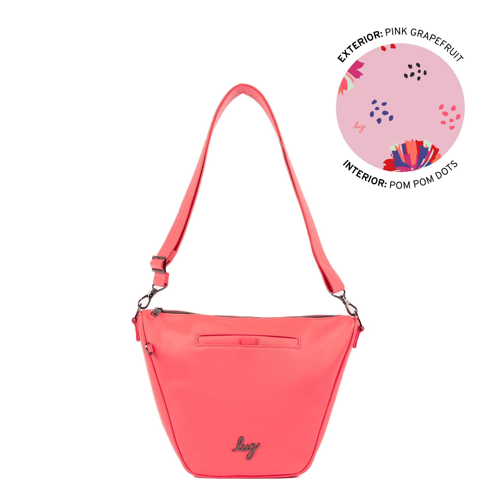 Quest Satin Luxe VL Shoulder Bag - PINK GRAPEFRUIT - 25807_QuestSL_PinkGrapefruit_Angle_01