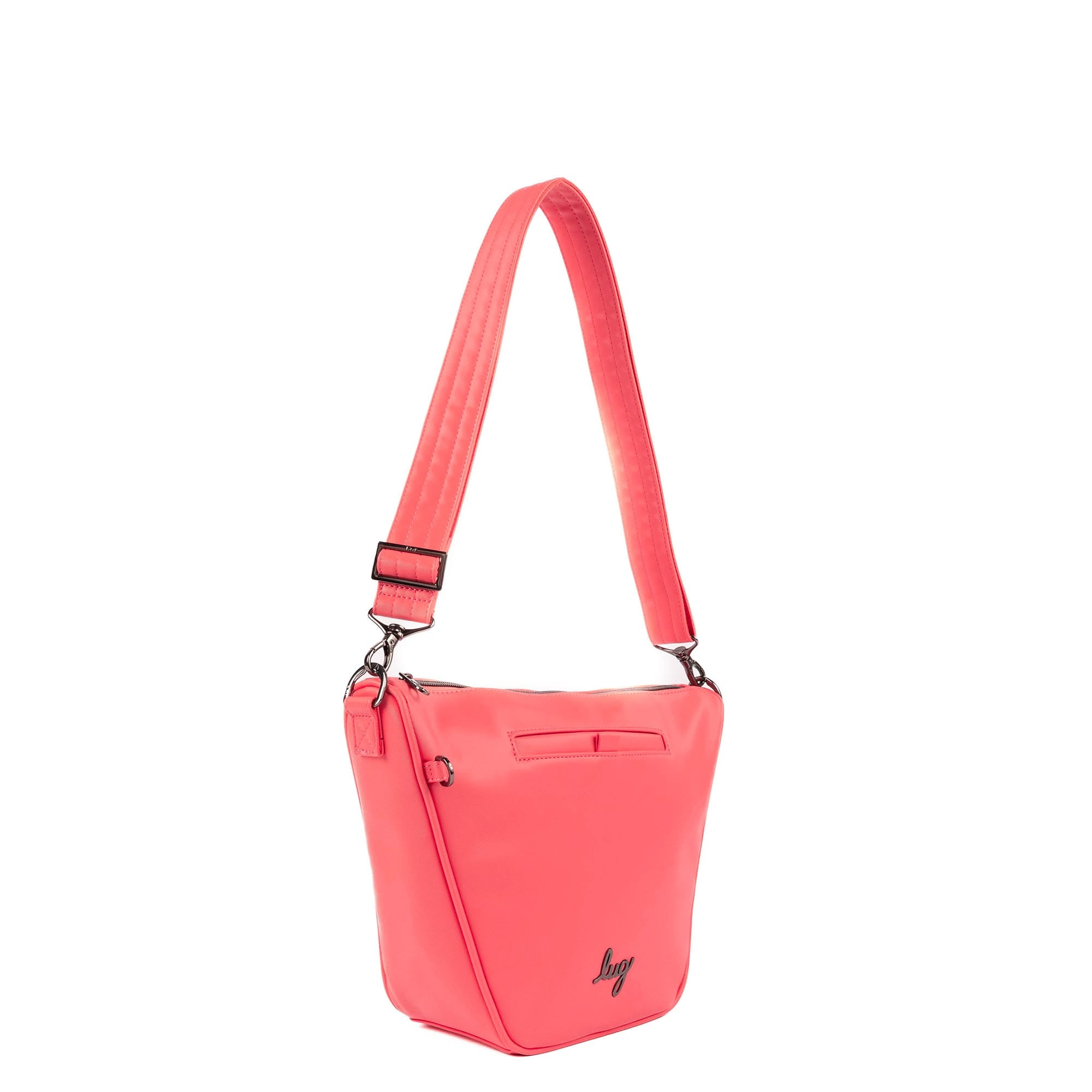 Quest Satin Luxe VL Shoulder Bag - PINK GRAPEFRUIT - 25807_QuestSL_PinkGrapefruit_Angle_02