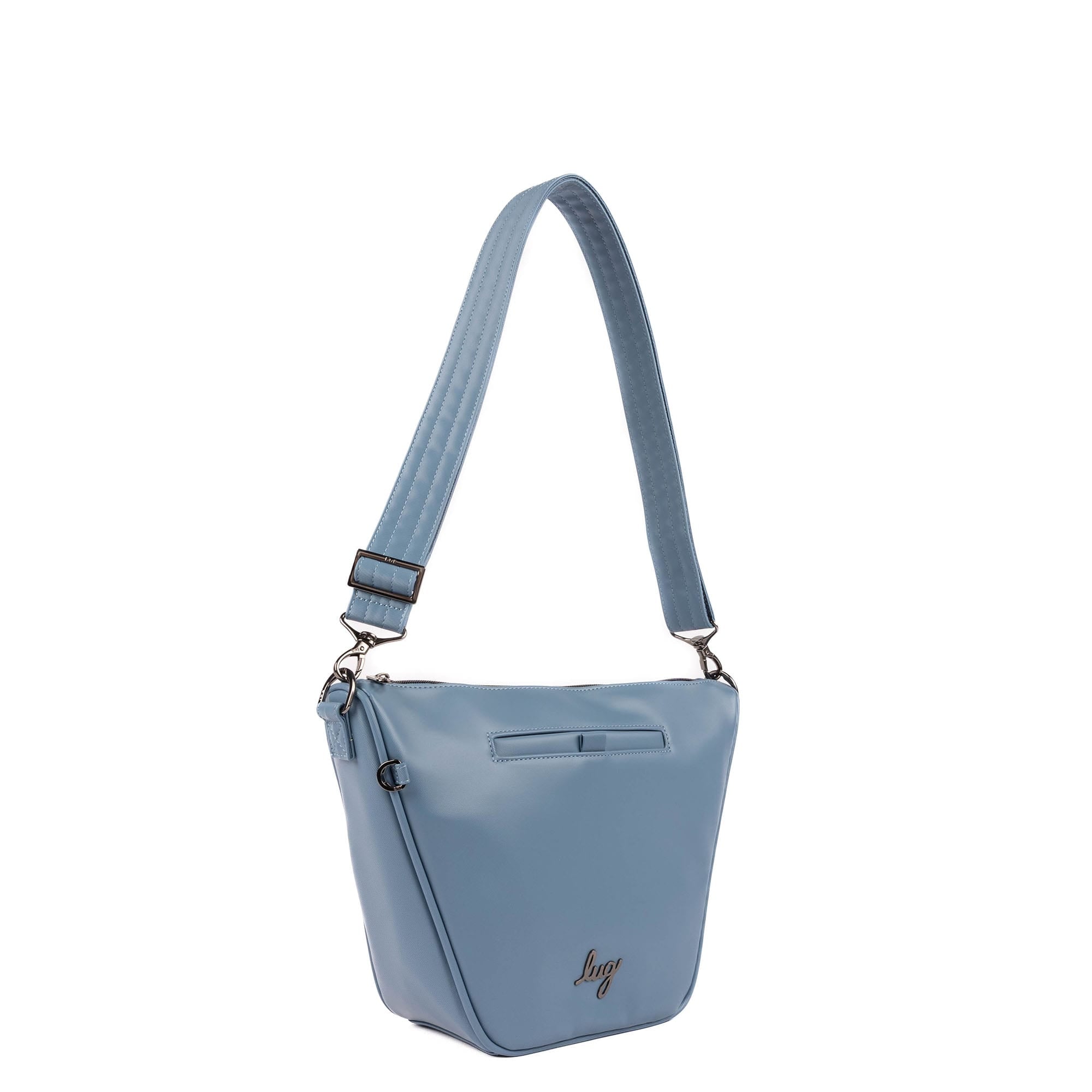 Quest Satin Luxe VL Shoulder Bag - DENIM DRIFT - 25809_QuestSL_DenimDrift_Angle_02