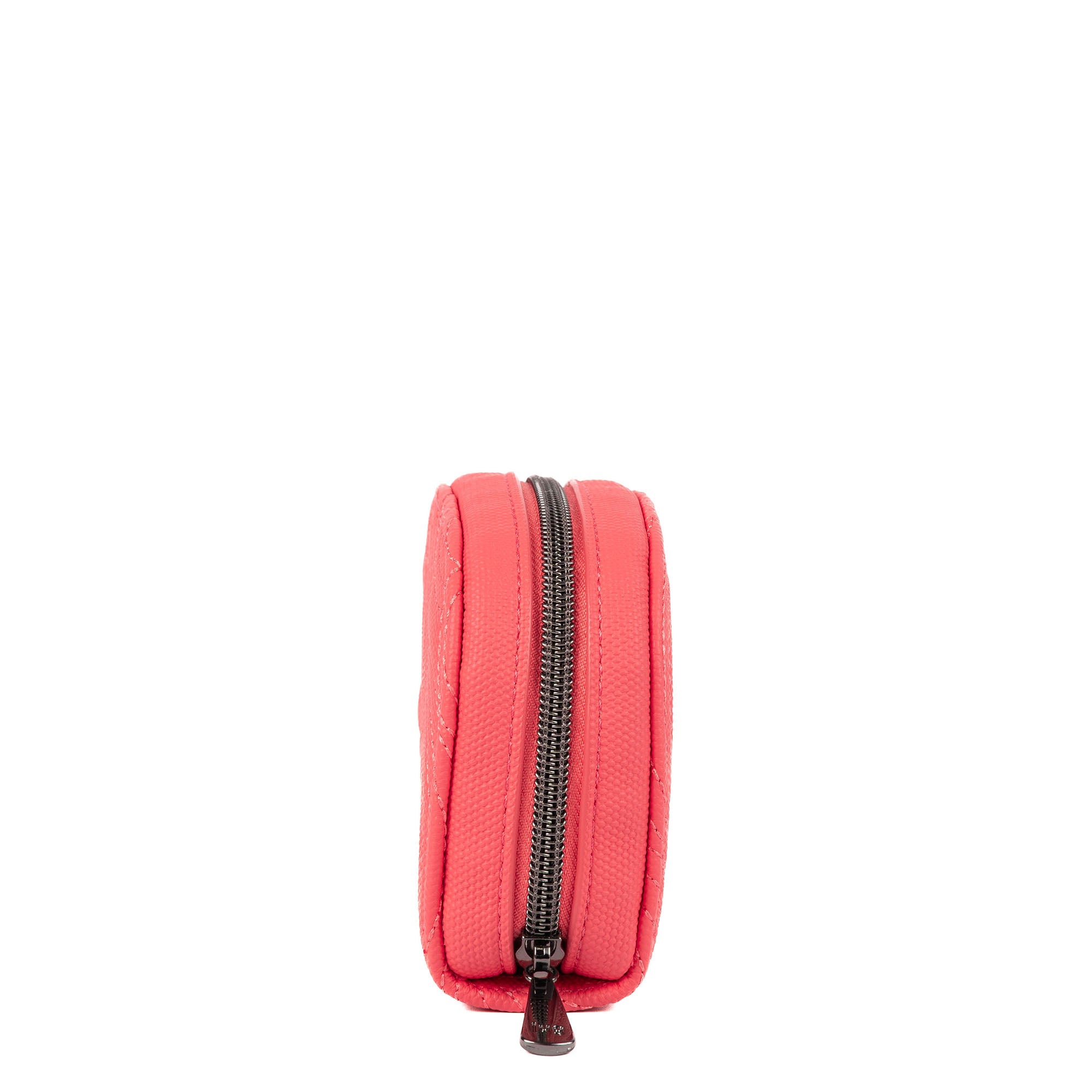Kolo Mini Jewelry Matte Luxe VL Pouch with Charm Bar - PINK GRAPEFRUIT - 25812_KoloML_PinkGrapefruit_Angle_03