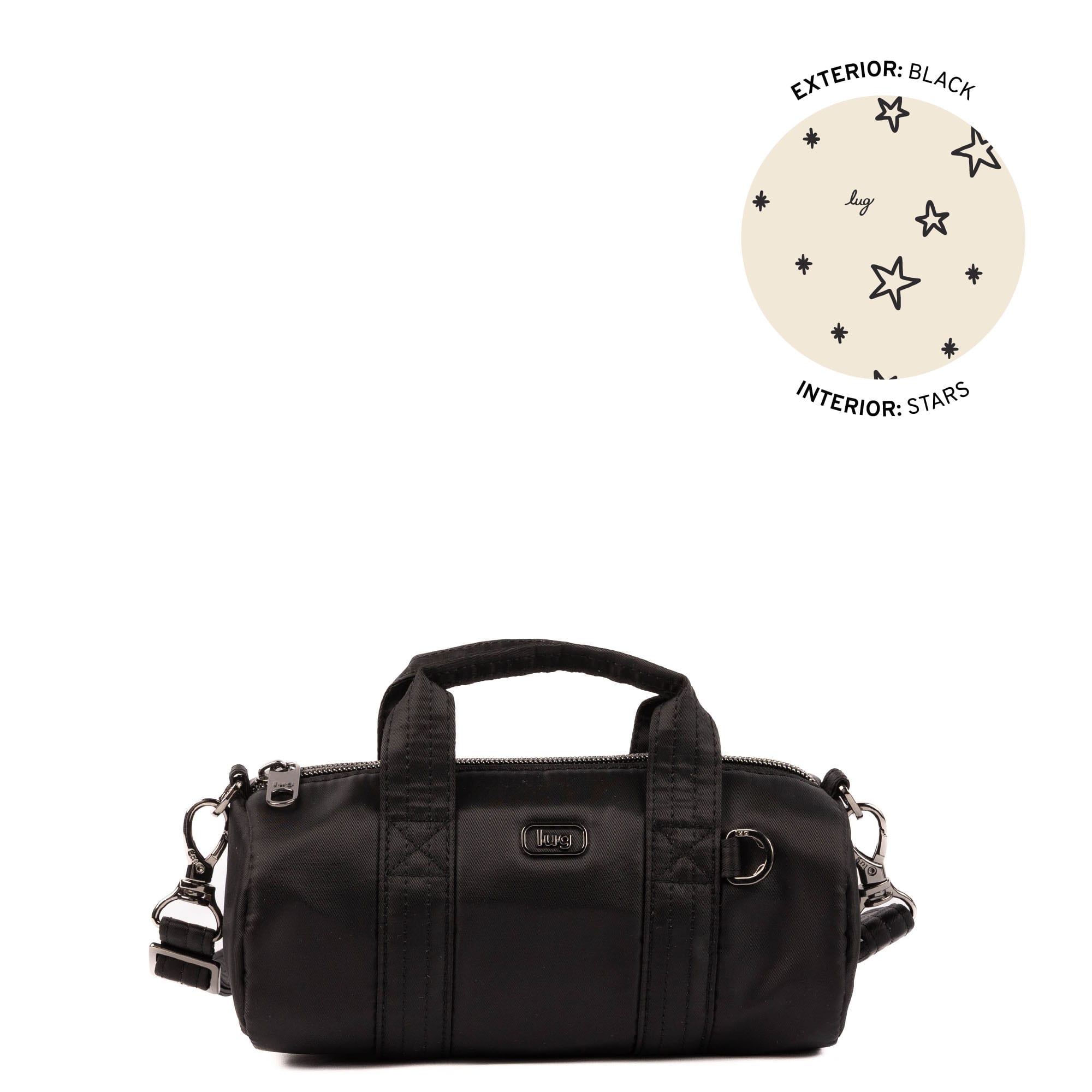 Rallycar Mini Crossbody Bag - BLACK - 25820_Rallycar_Black_Angle_01