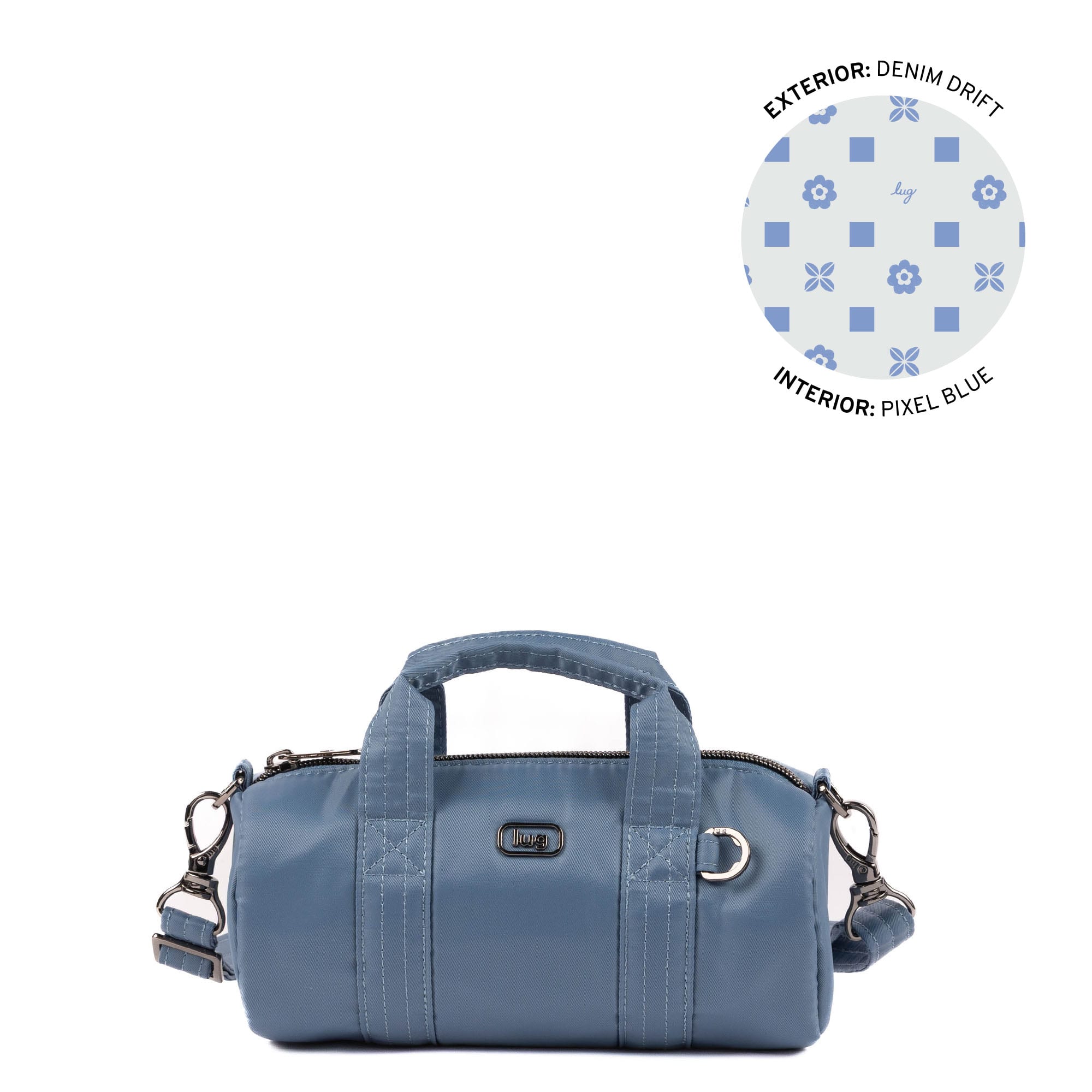 Rallycar Mini Crossbody Bag - DENIM DRIFT - 25823_Rallycar_DenimDrift_Angle_01