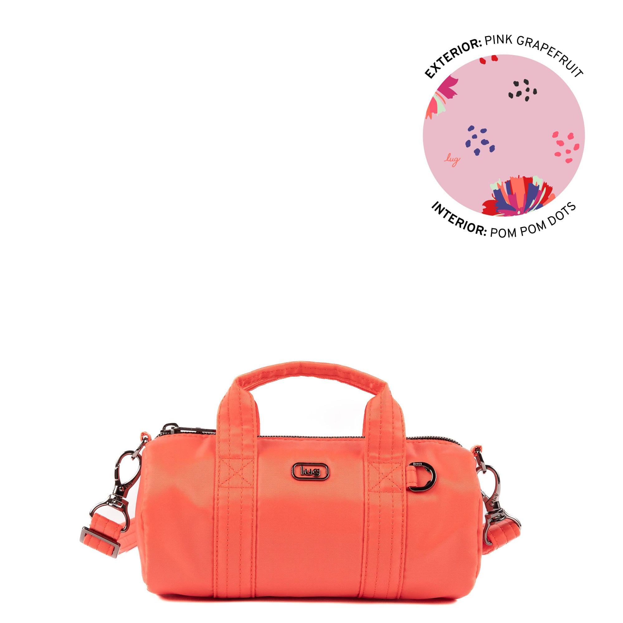 Rallycar Mini Crossbody Bag - PINK GRAPEFRUIT - 25824_Rallycar_PinkGrapefruit_Angle_01