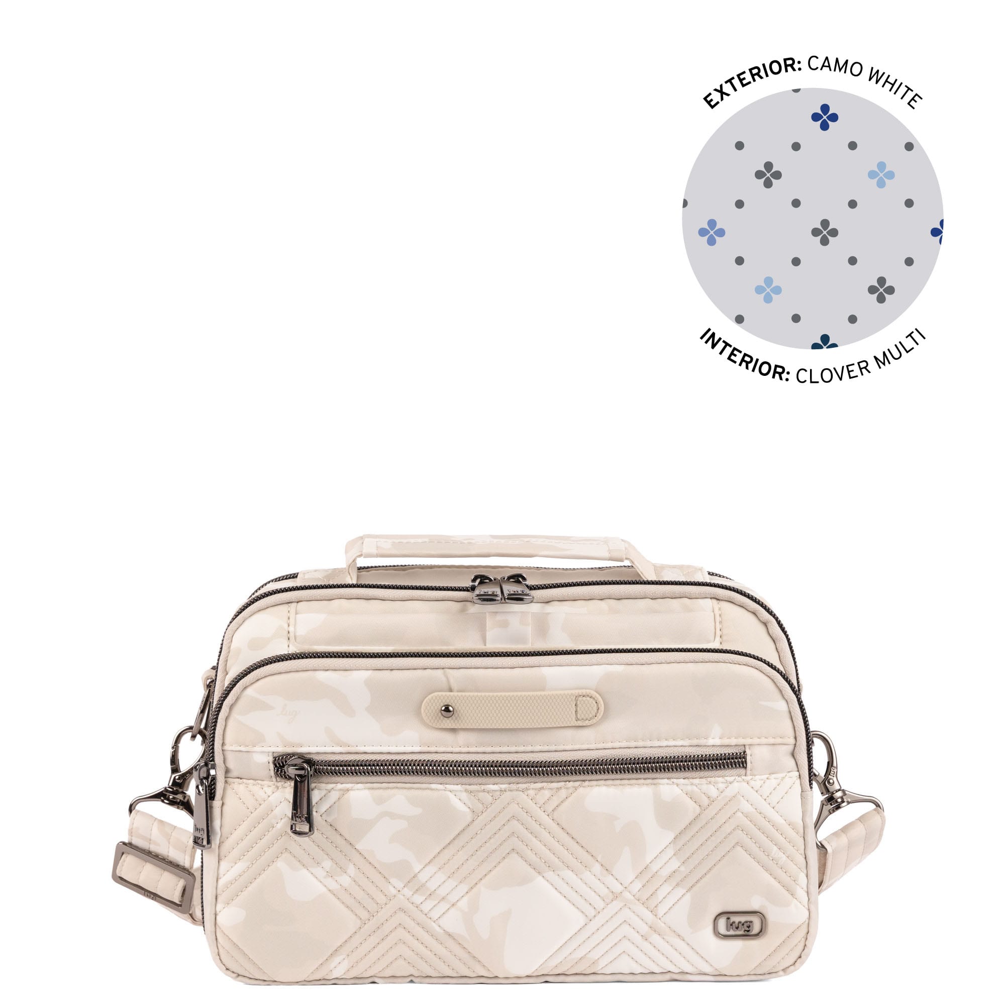 Legacy Collection Scoop SE Crossbody Bag - CAMO WHITE - 25830_LegacyScoopSE_CamoWhite_Angle_01