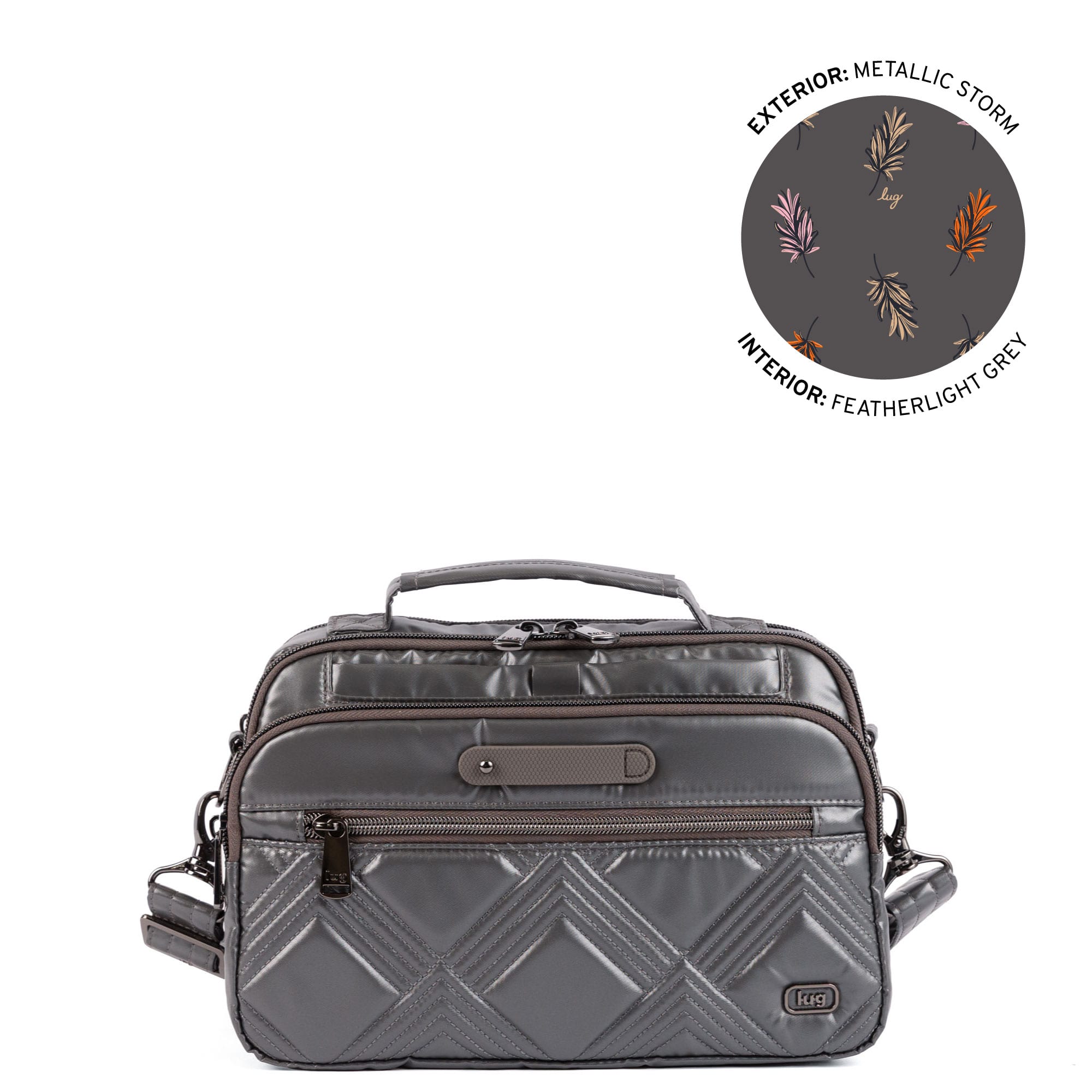 Legacy Collection Scoop SE Crossbody Bag - METALLIC STORM - 25836_LegacyScoopSE_MetallicStorm_Angle_01