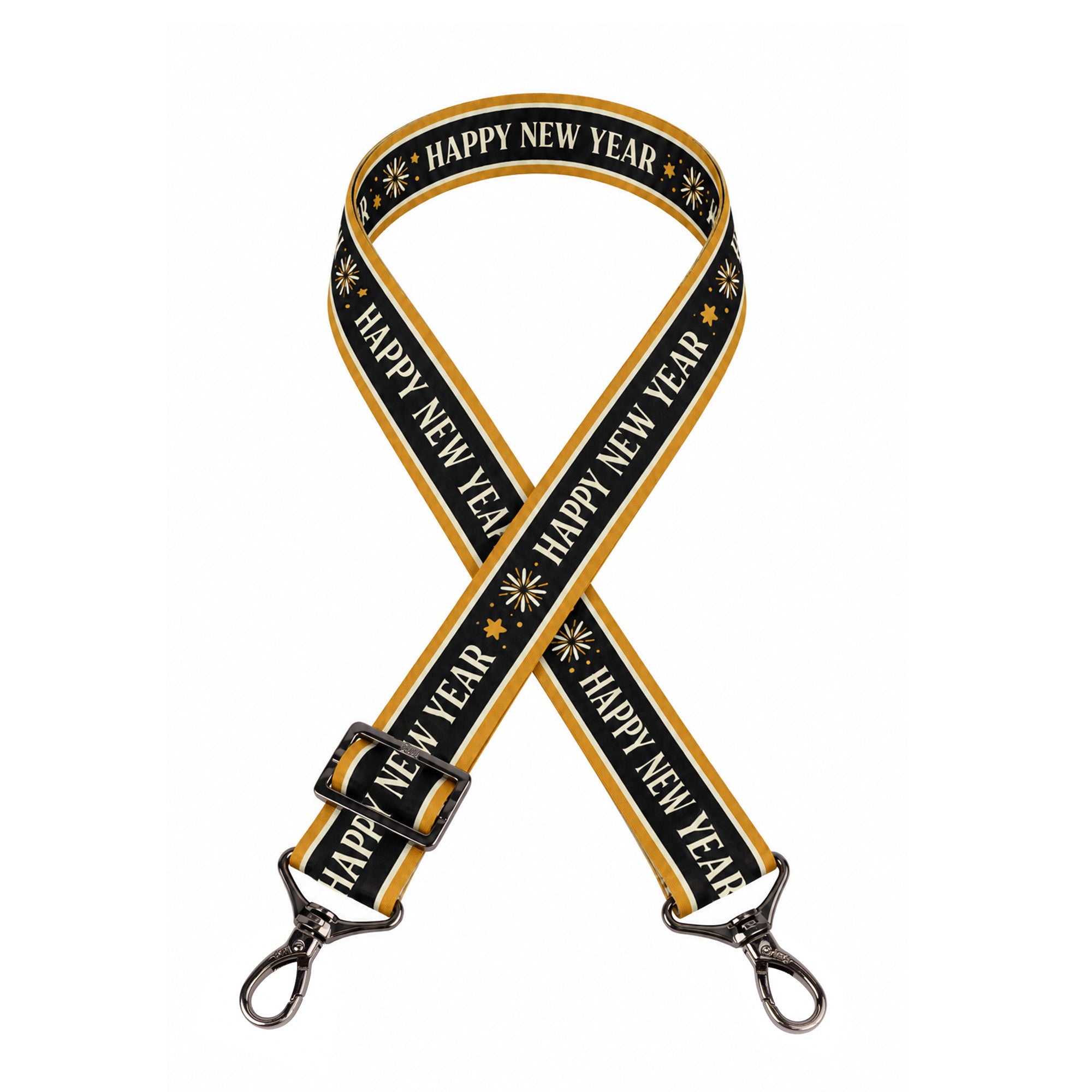 Lug Novelty 1.5" Classic Webbed Strap - NEW YEAR - 25950_1.5_27WebbedStrap_HappyNewYear_Angle_01