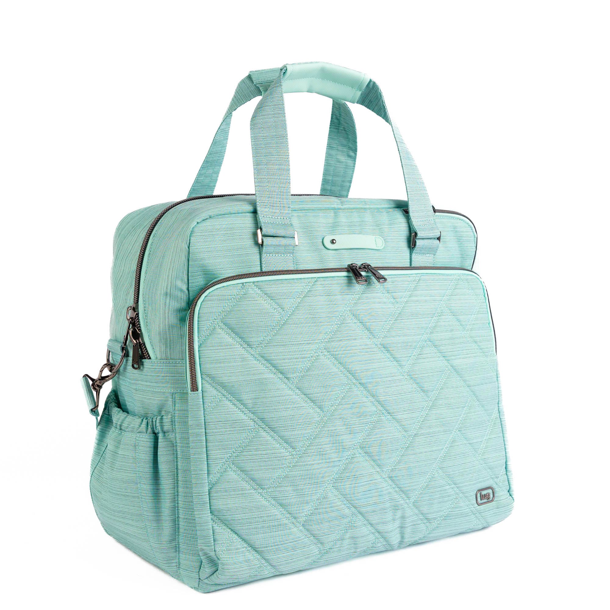 Boxer SE Duffel Bag - BRUSHED AQUAMARINE - 26001_BoxerSE_BrushedAquamarine_Angle_02