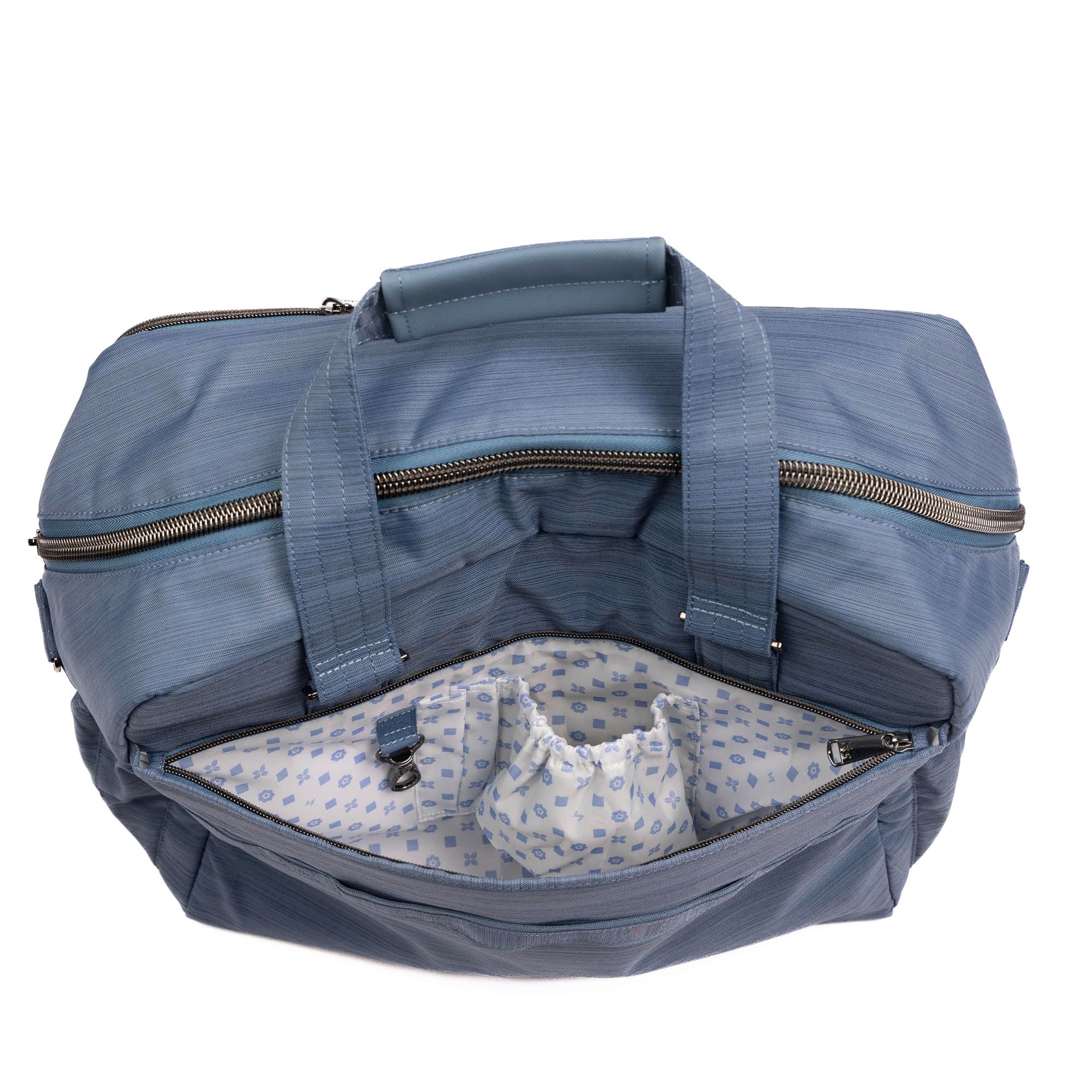 Boxer SE Duffel Bag - BRUSHED DENIM DRIFT - 26005_BoxerSE_BrushedDenimDrift_Angle_07