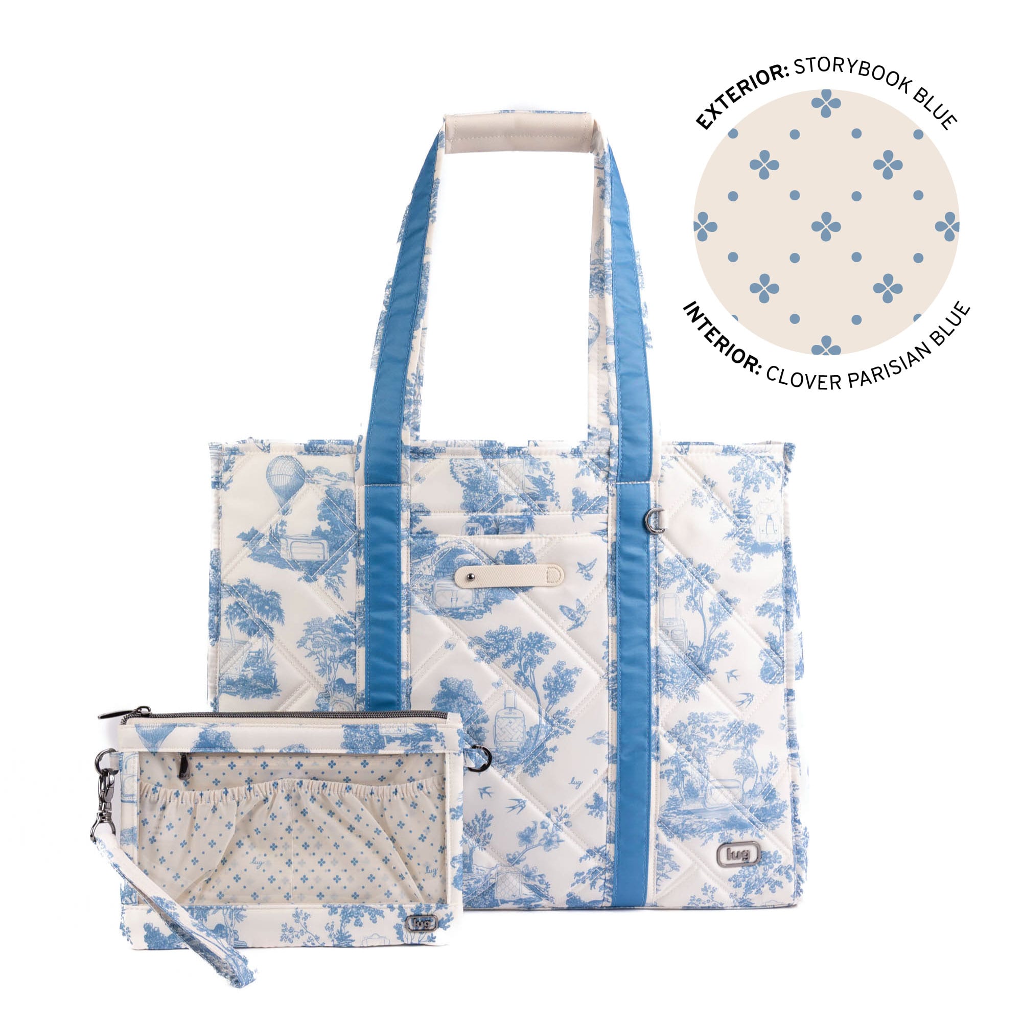 Longboat LE Carry-All with Pouch - STORYBOOK BLUE - 26017_LongboatLE-_2PC_StorybookBlue_Angle_01