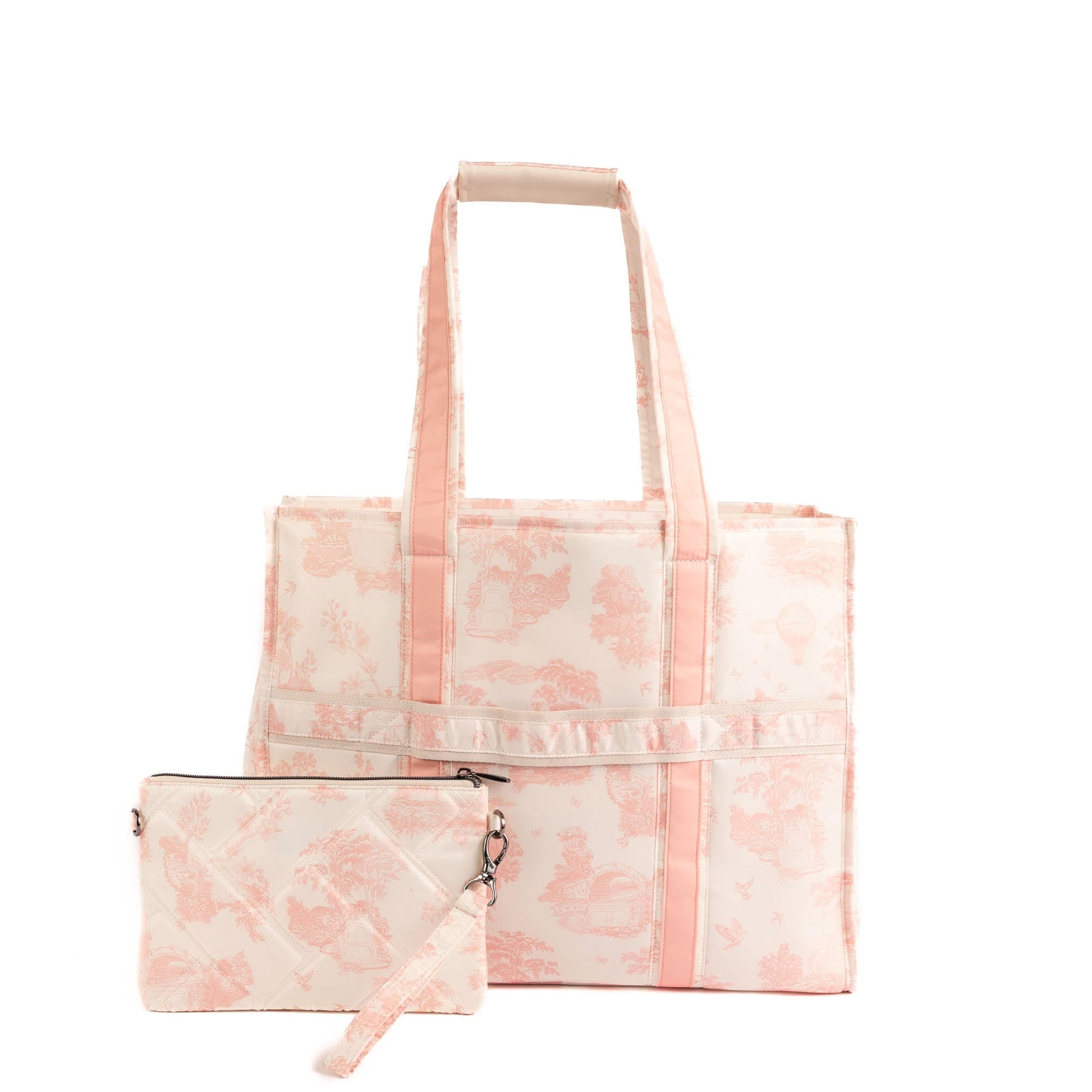 Longboat LE Carry-All with Pouch - STORYBOOK PINK - 26019_LongboatLE_20_2PC_StorybookPink_Angle_05