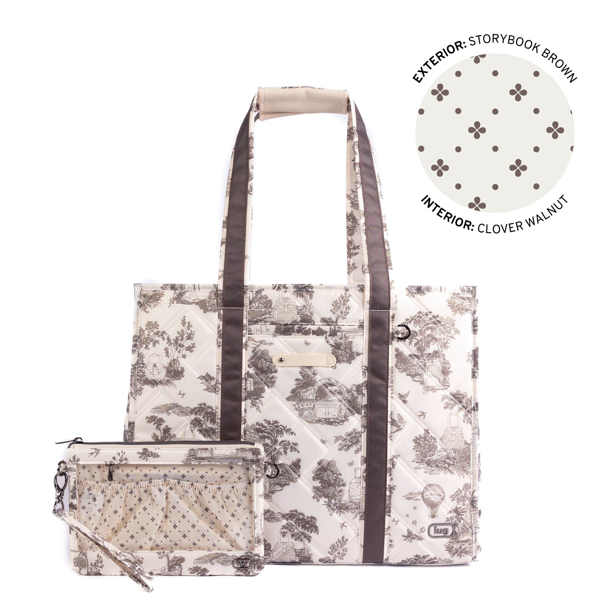 Longboat LE Carry-All with Pouch - STORYBOOK BROWN - 26020_LongboatLE-_2PC_StorybookBrown_Angle_01