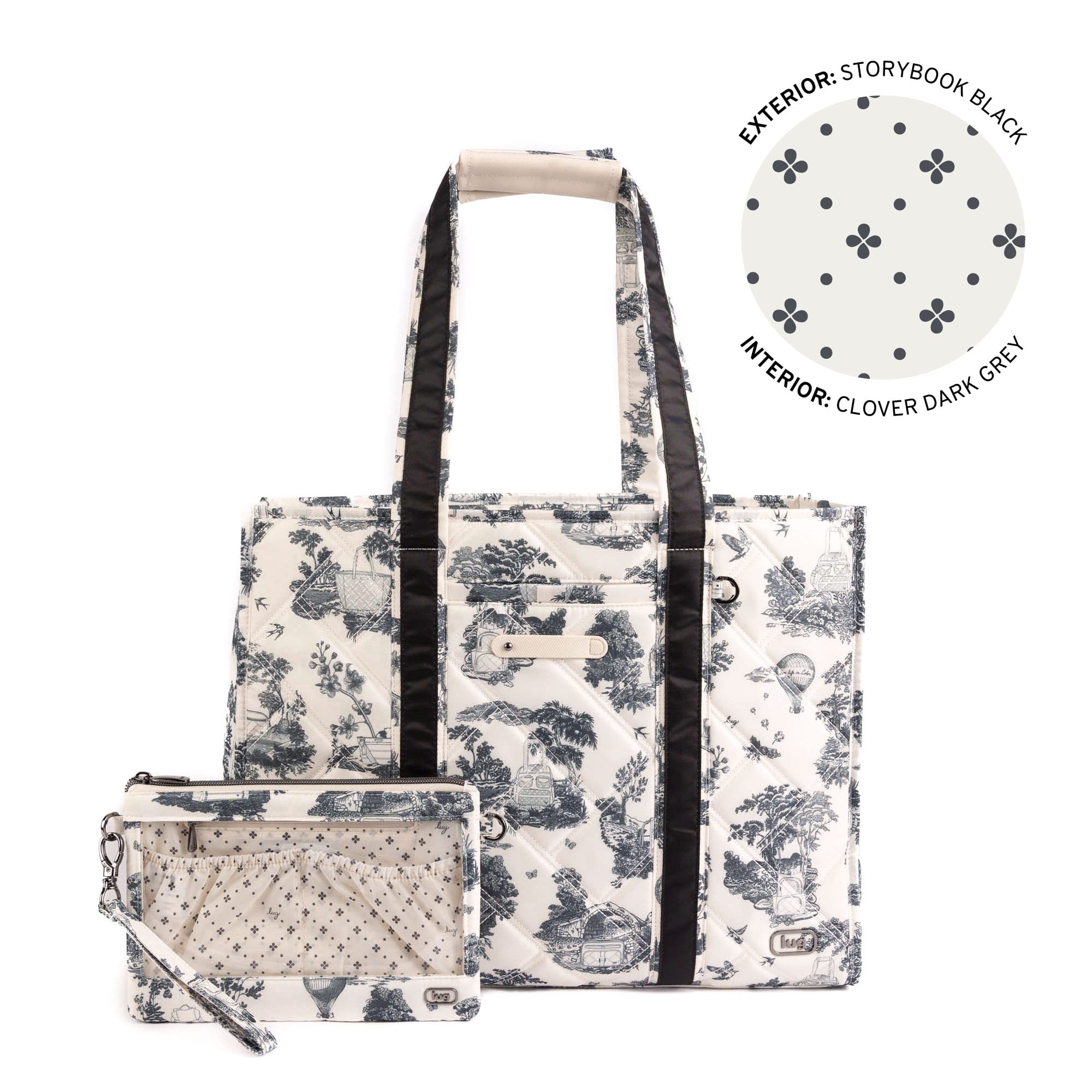 Longboat LE Carry-All with Pouch - STORYBOOK BLACK - 26021_LongboatLE-_2PC_StorybookBlack_Angle_01