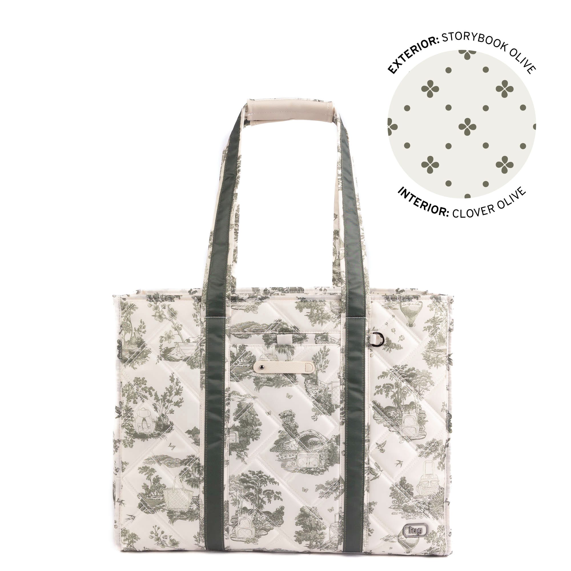 Longboat LE Tote - STORYBOOK OLIVE - 26035_LongboatLE-_StorybookOlive_Angle_01