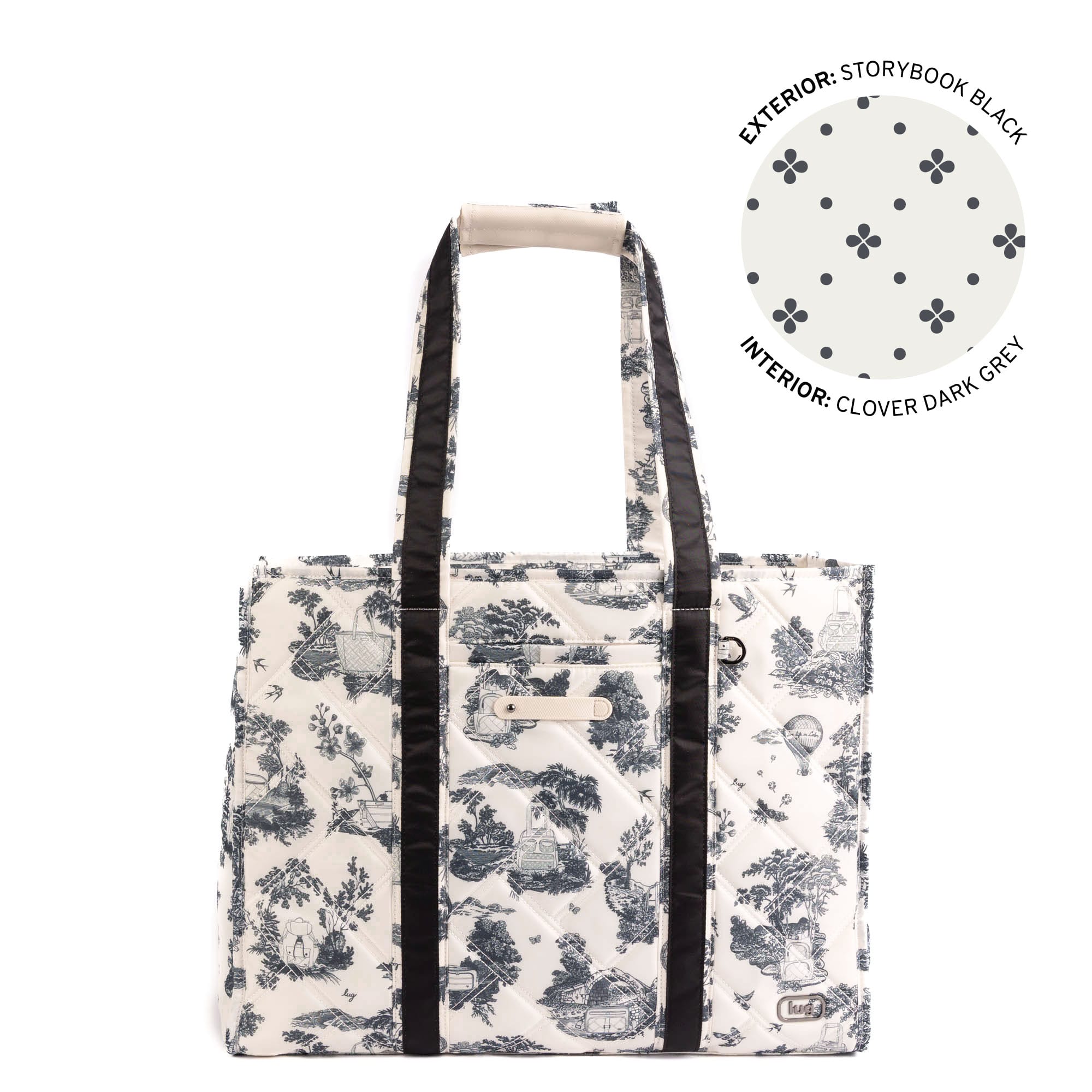 Longboat LE Tote - STORYBOOK BLACK - 26038_LongboatLE-_StorybookBlack_Angle_01