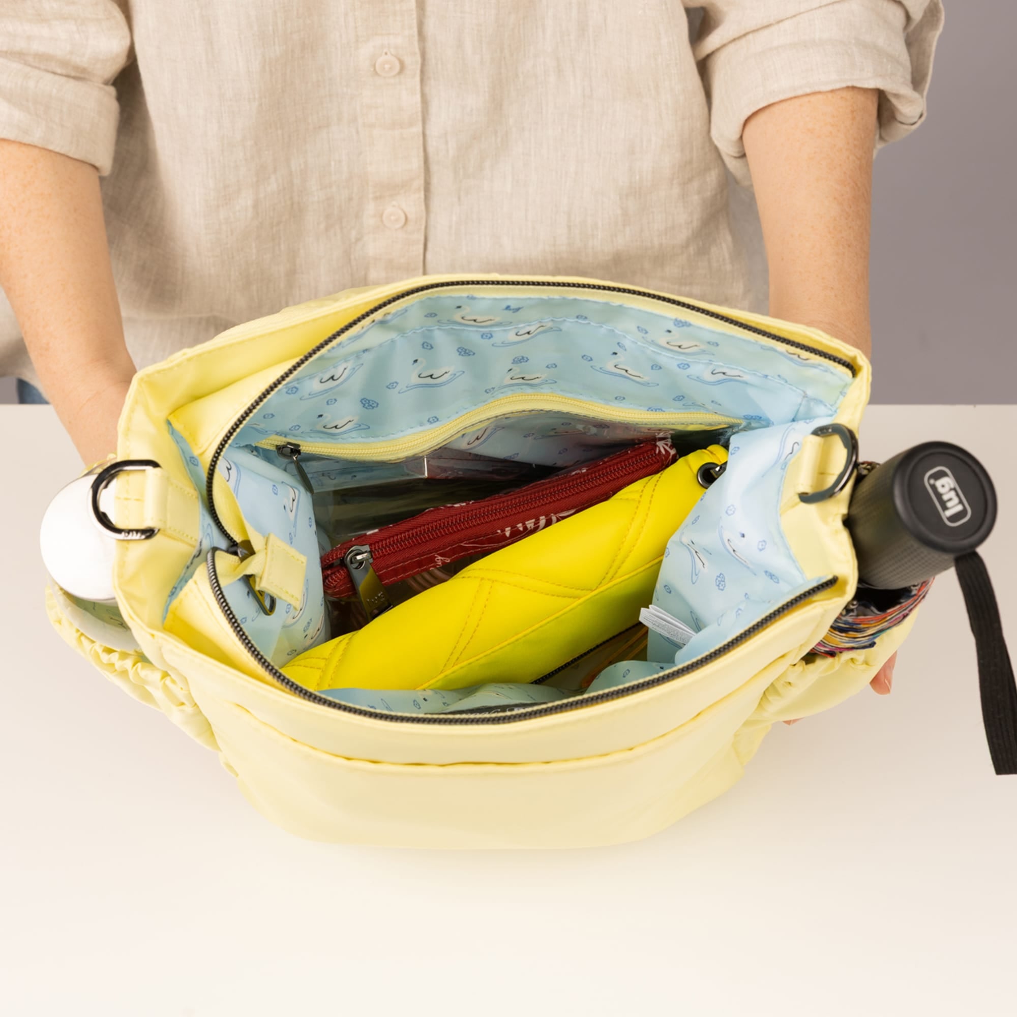 Toodles Tote Bag - - 26045_Toodles_ButtercupYellow_Lifestyle_08