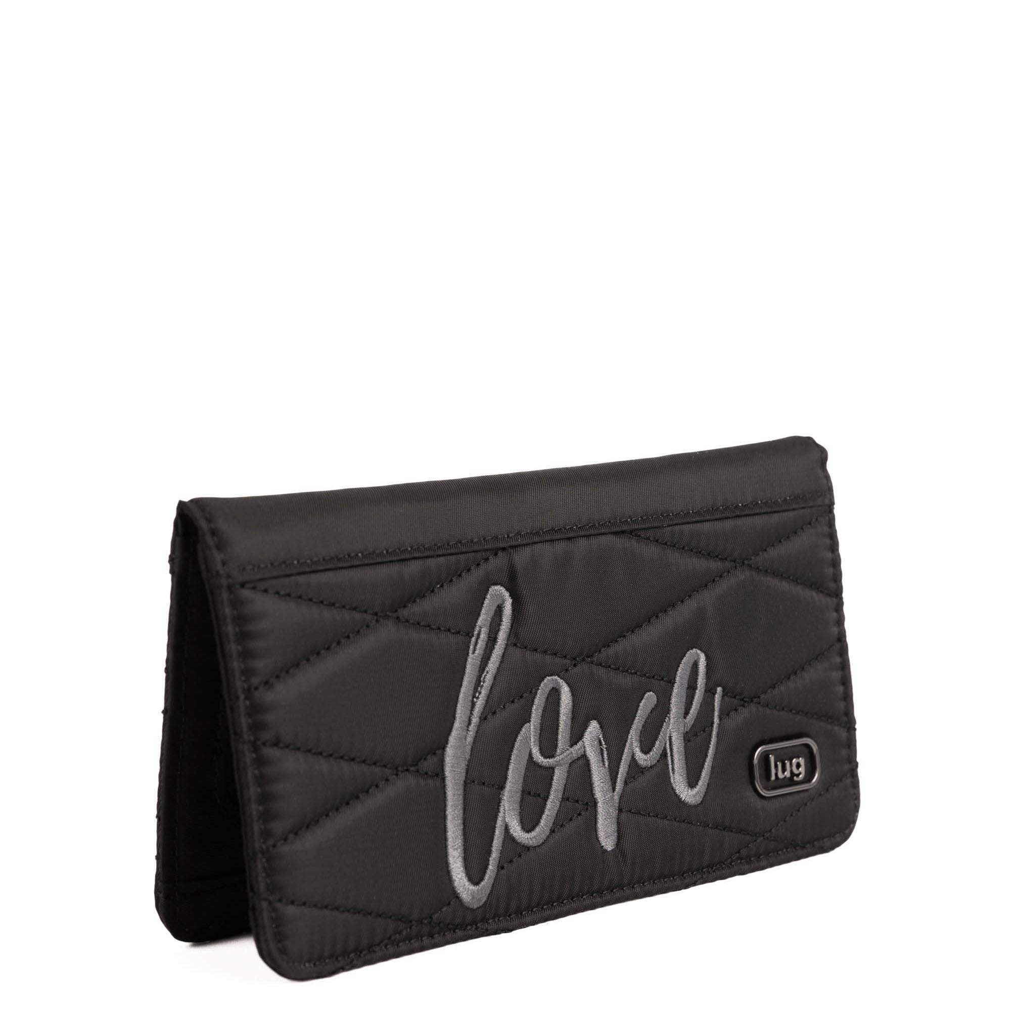 Sweep Slim Flap Wallet - BLACK - 26050_Sweep_Black_Angle_02