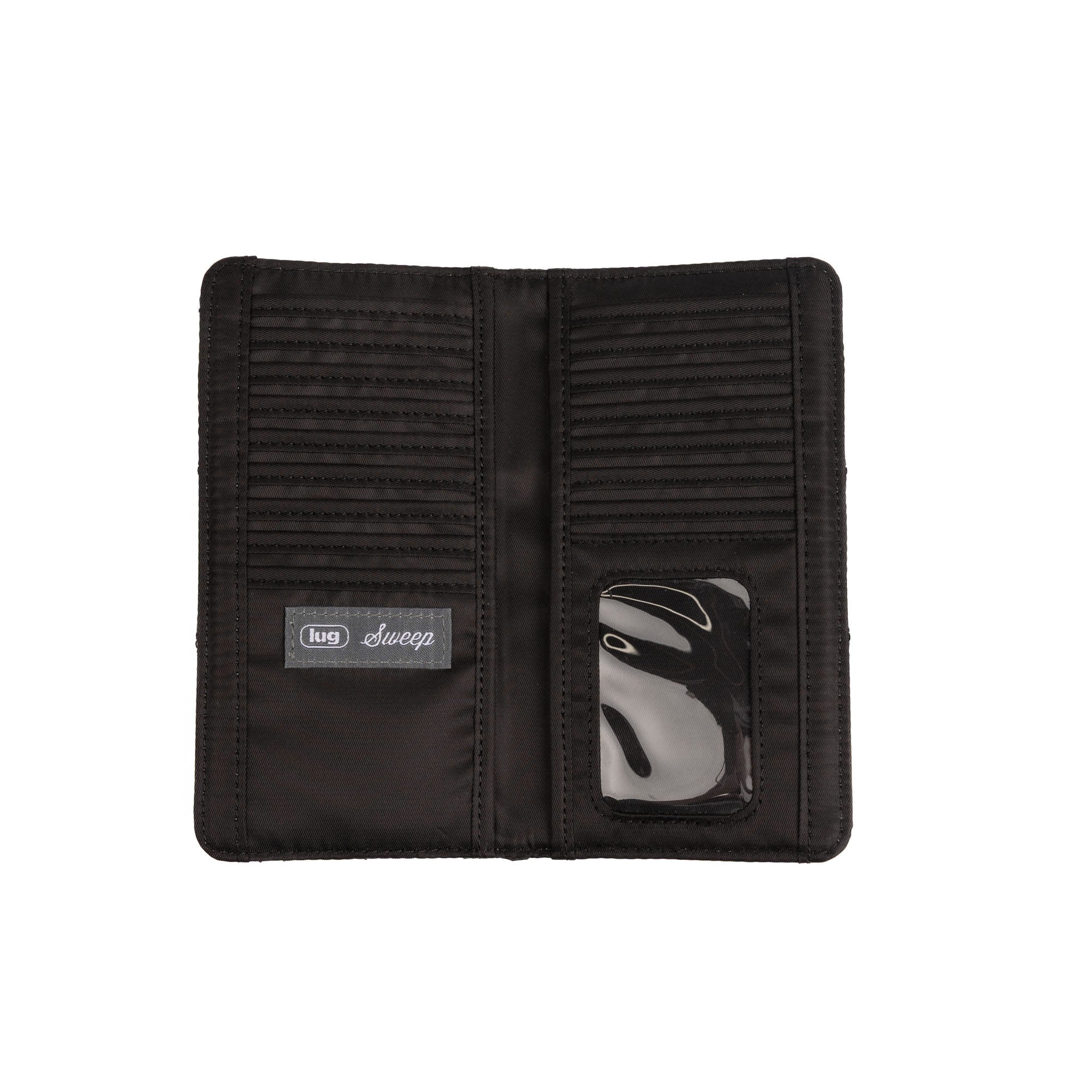 Sweep Slim Flap Wallet - BLACK - 26050_Sweep_Black_Angle_04