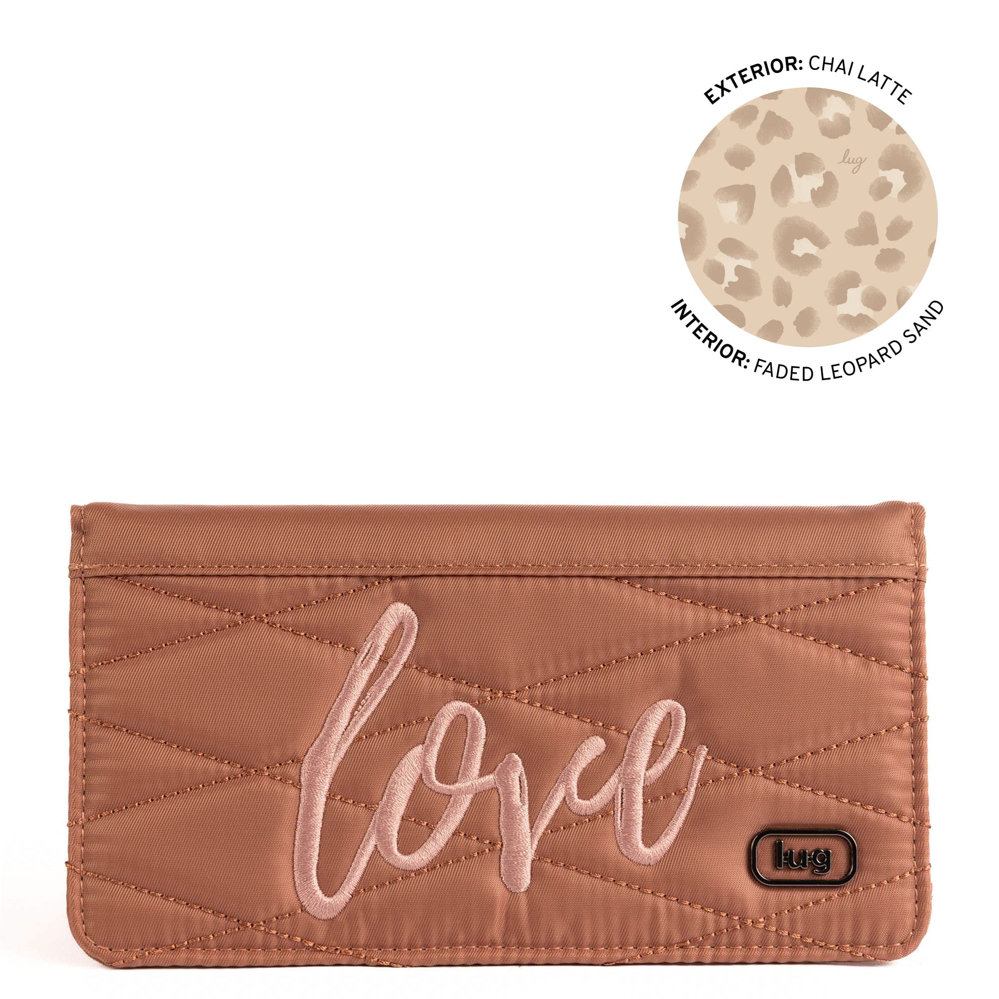 Sweep Slim Flap Wallet - CHAI LATTE - 26051_Sweep_ChaiLatte_Angle_01