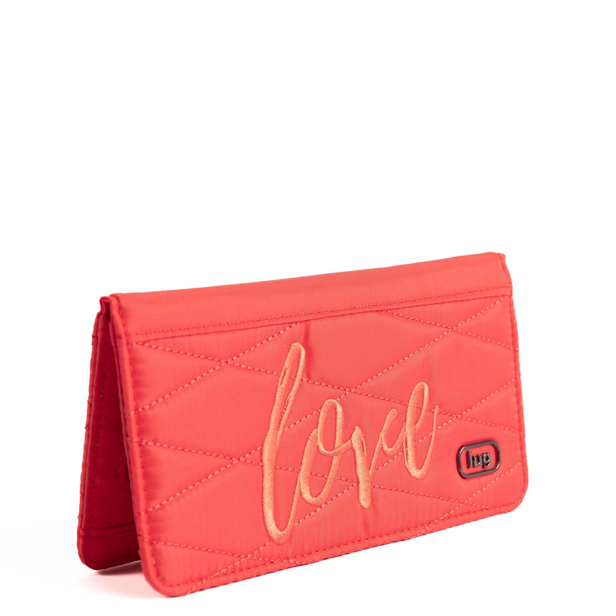 Sweep Slim Flap Wallet - PINK GRAPEFRUIT - 26052_Sweep_PinkGrapefruit_Angle_02