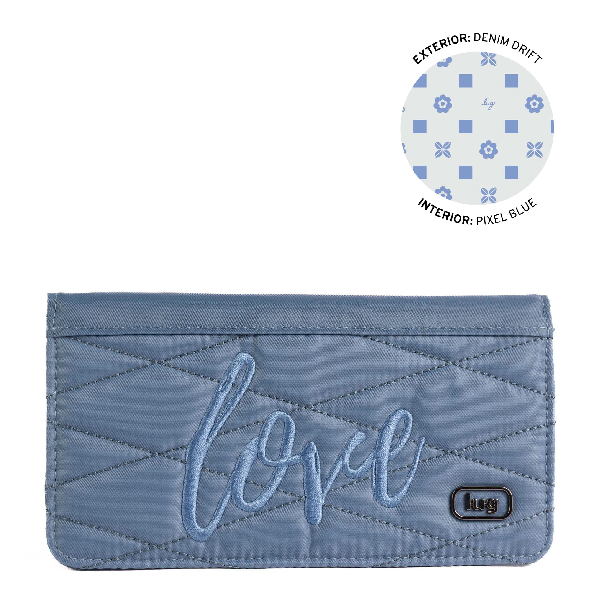 Sweep Slim Flap Wallet - DENIM DRIFT - 26053_Sweep_DenimDrift_Angle_01